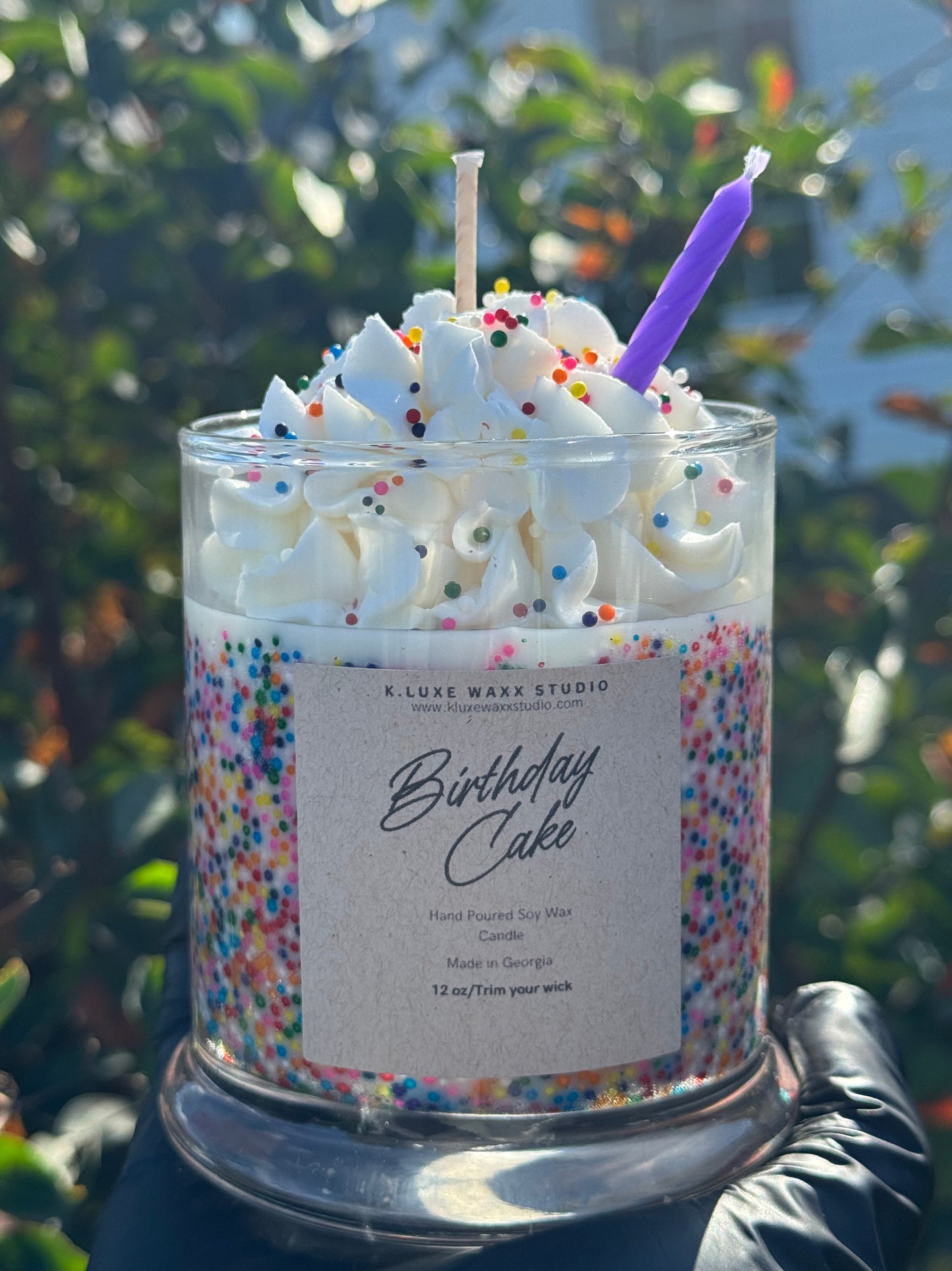 Birthday Cake Scented Candle