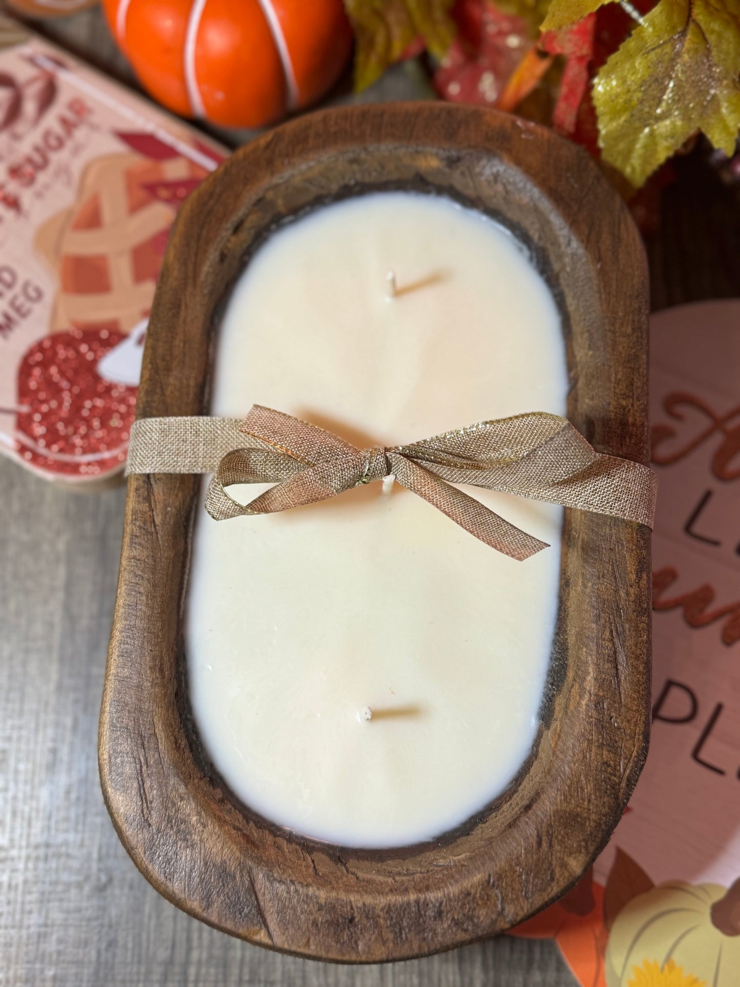 Fall Scented Dough Bowl Candle