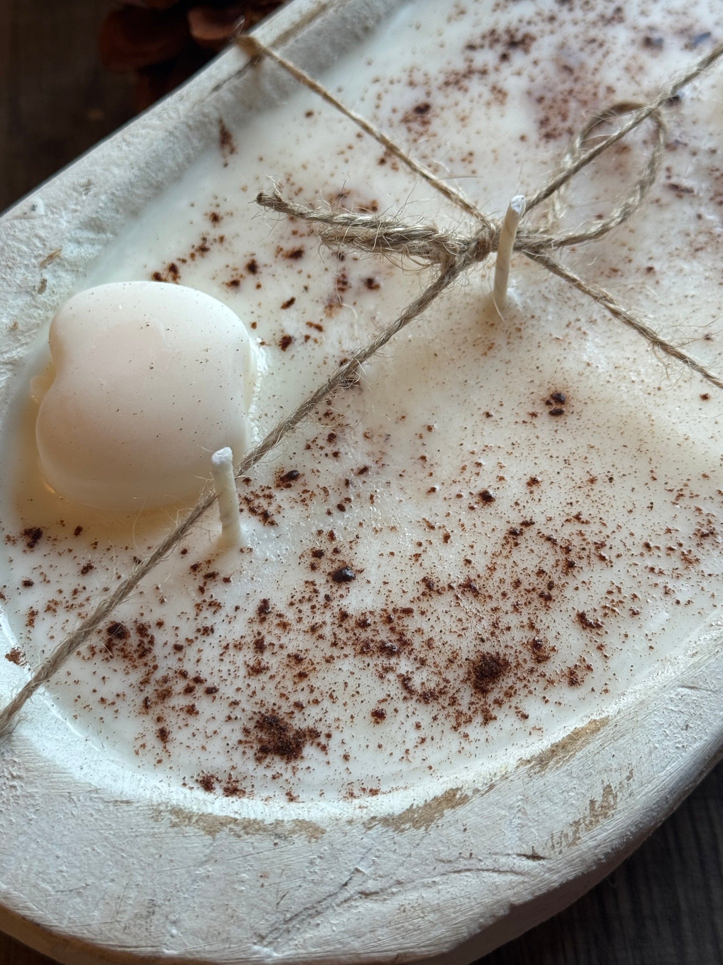 Hot Apple Pie Dough Bowl Candle