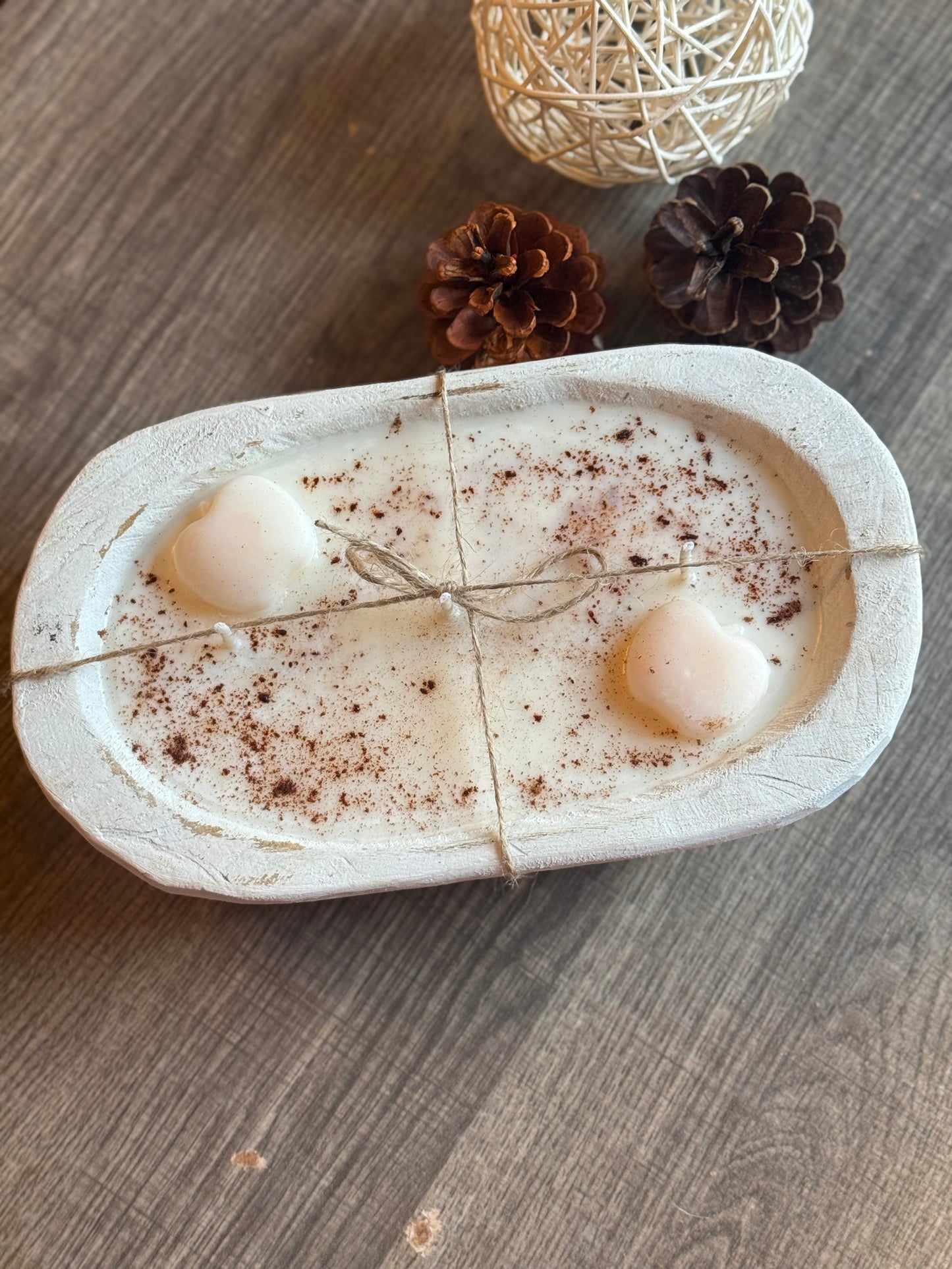 Hot Apple Pie Dough Bowl Candle
