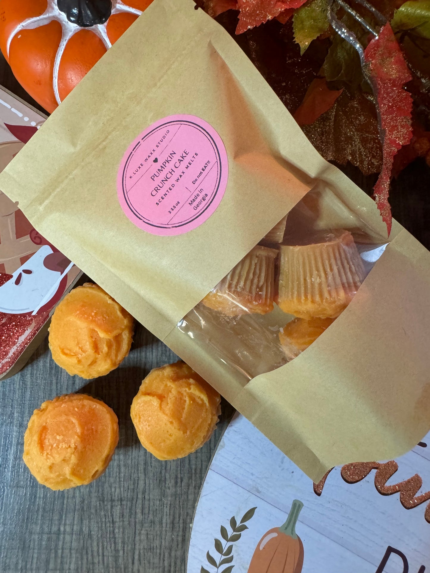 Pumpkin Crunch Cake/Cupcakes Wax Melts