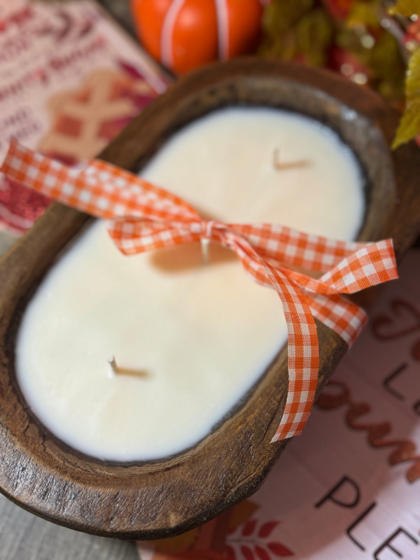Fall Scented Dough Bowl Candle