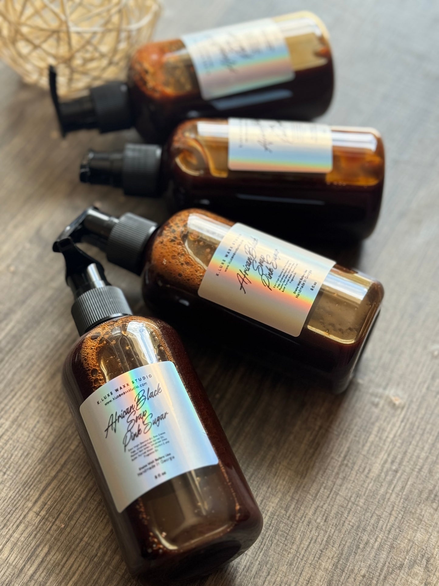 Liquid African Black Soap