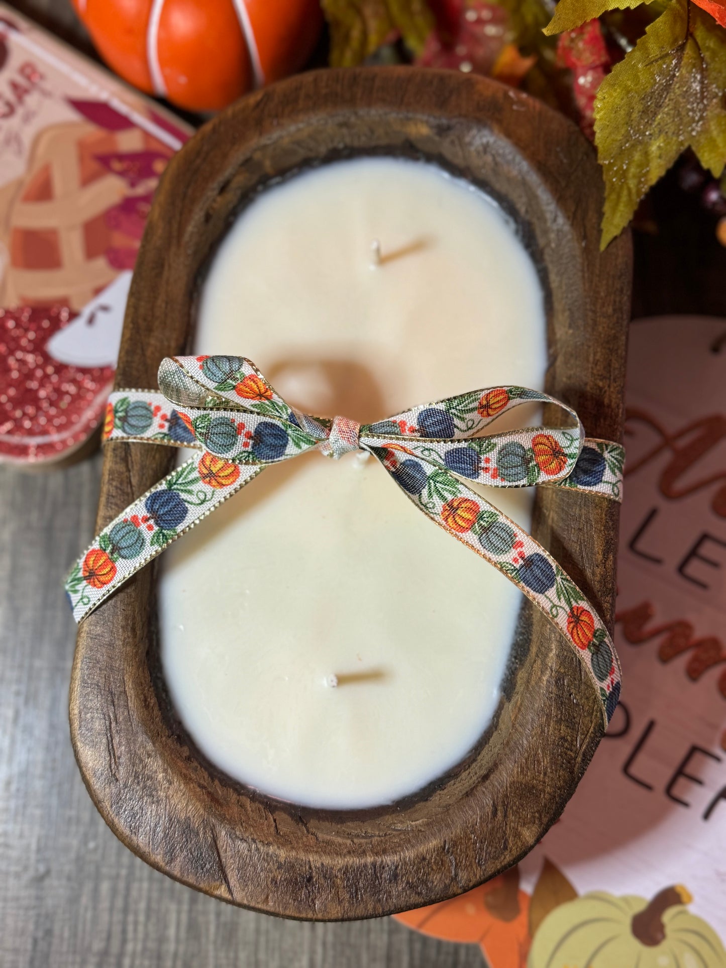 Fall Scented Dough Bowl Candle