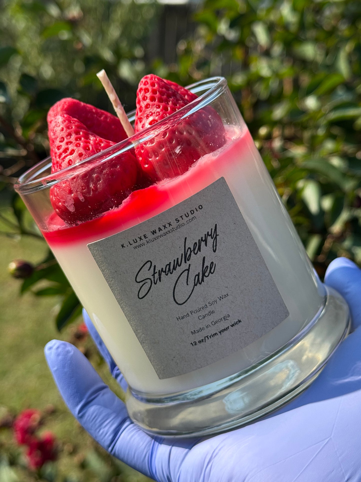 Strawberry Cake Scented Candle