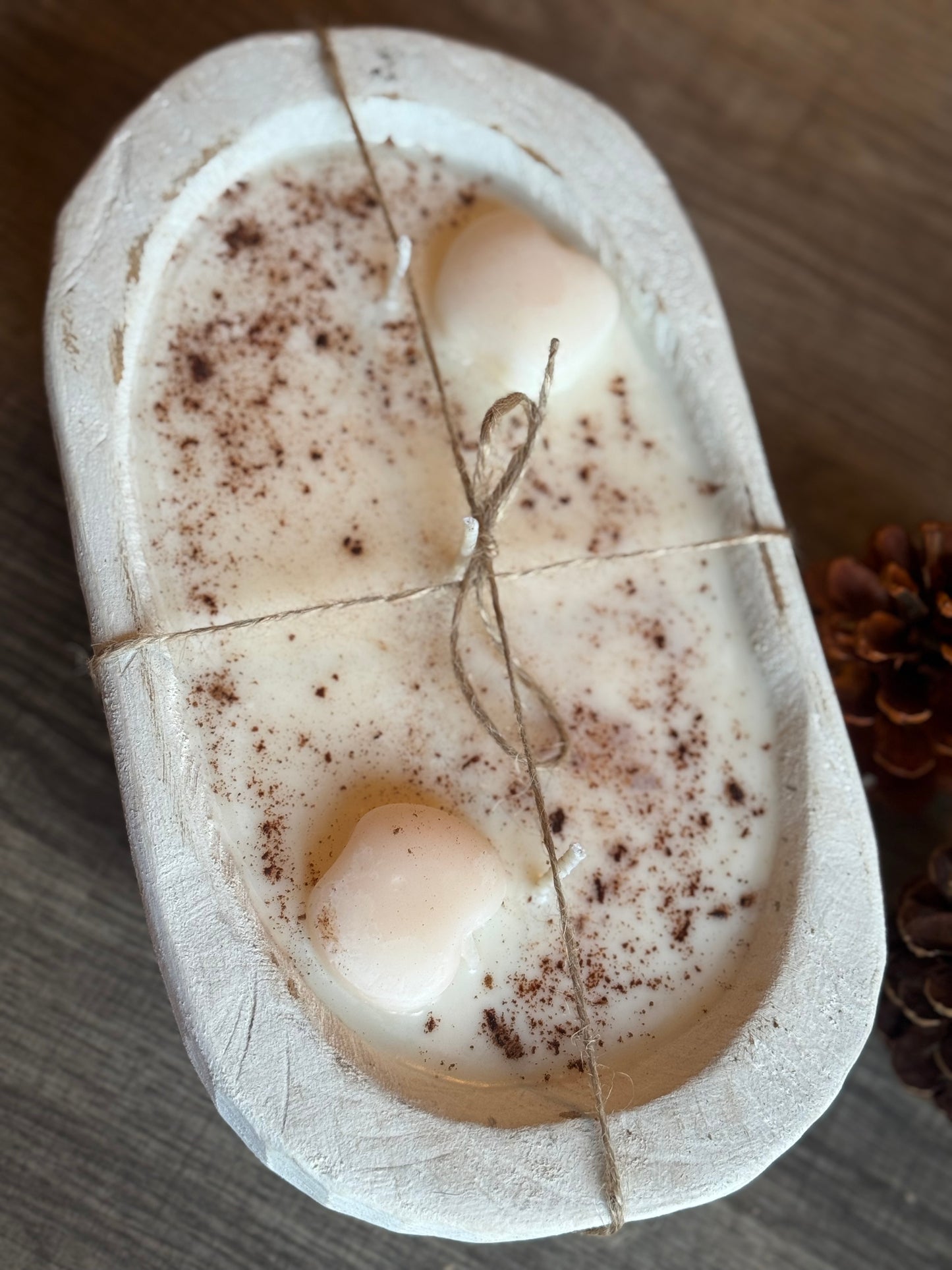 Hot Apple Pie Dough Bowl Candle