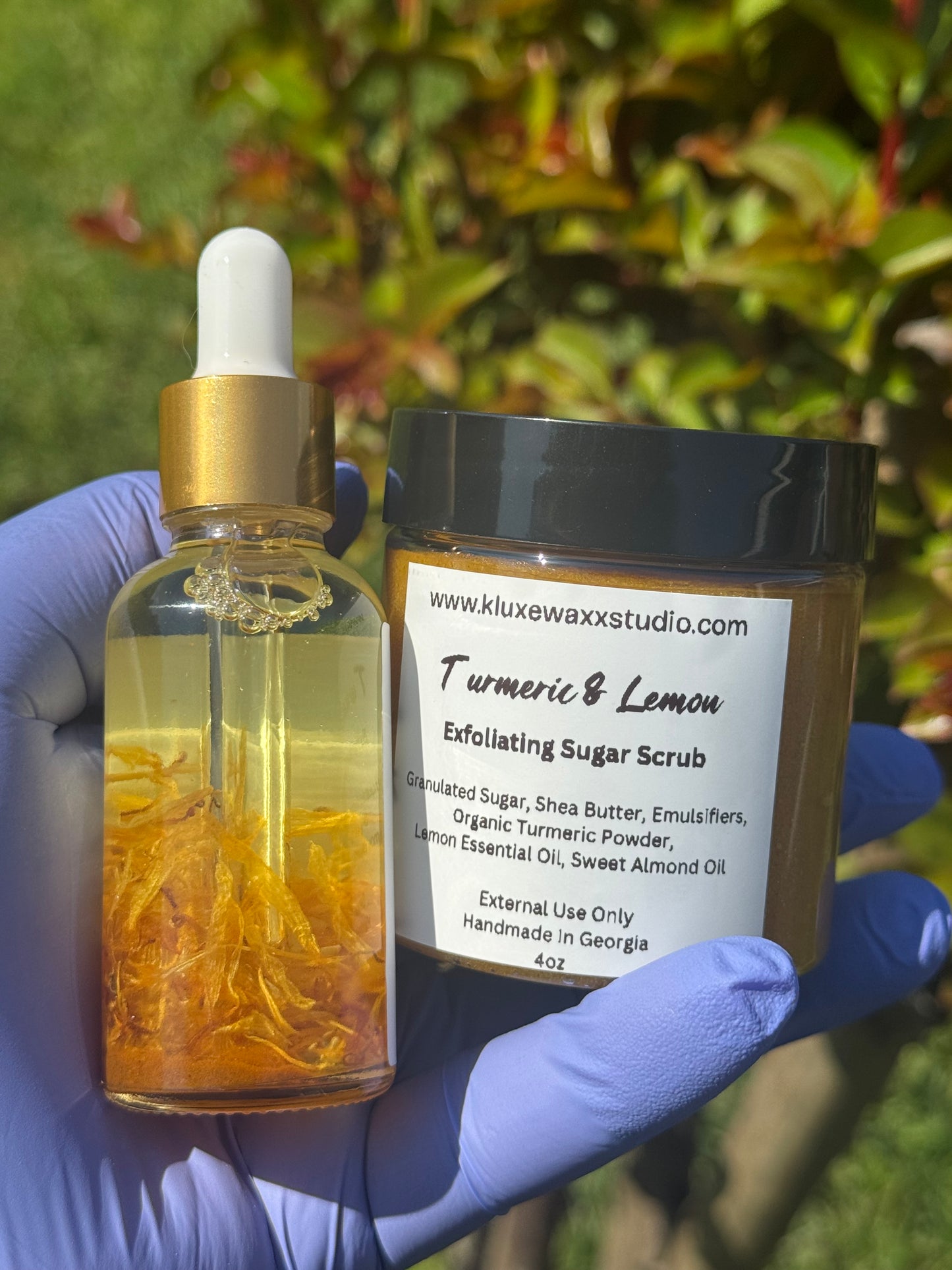 Turmeric & Lemon Facial & Body Sugar Scrub