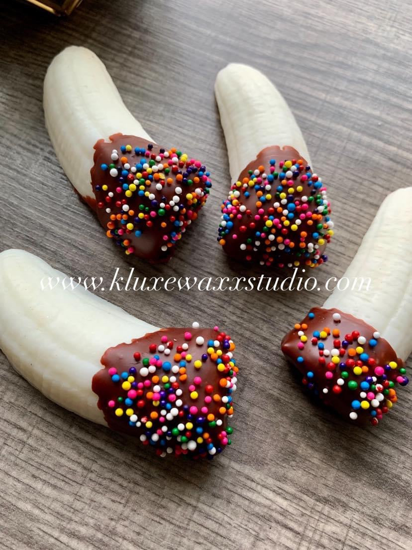 Chocolate Dipped Banana Wax Melts