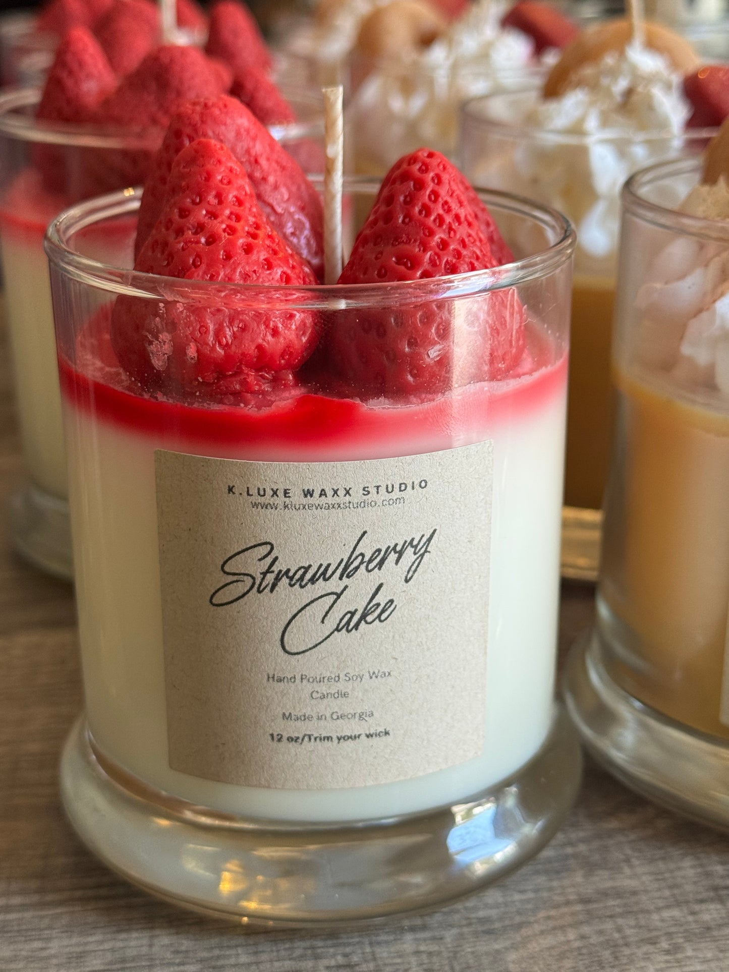 Strawberry Cake Scented Candle
