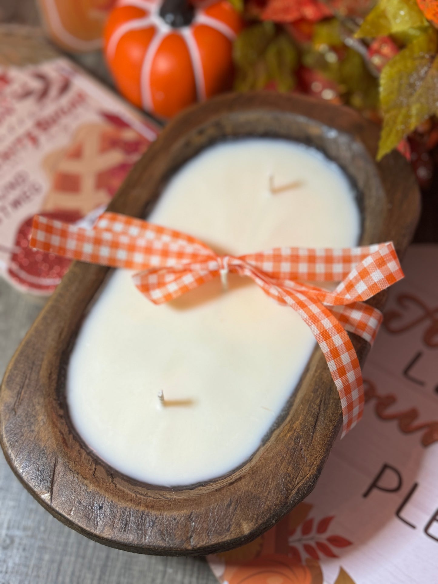 Fall Scented Dough Bowl Candle