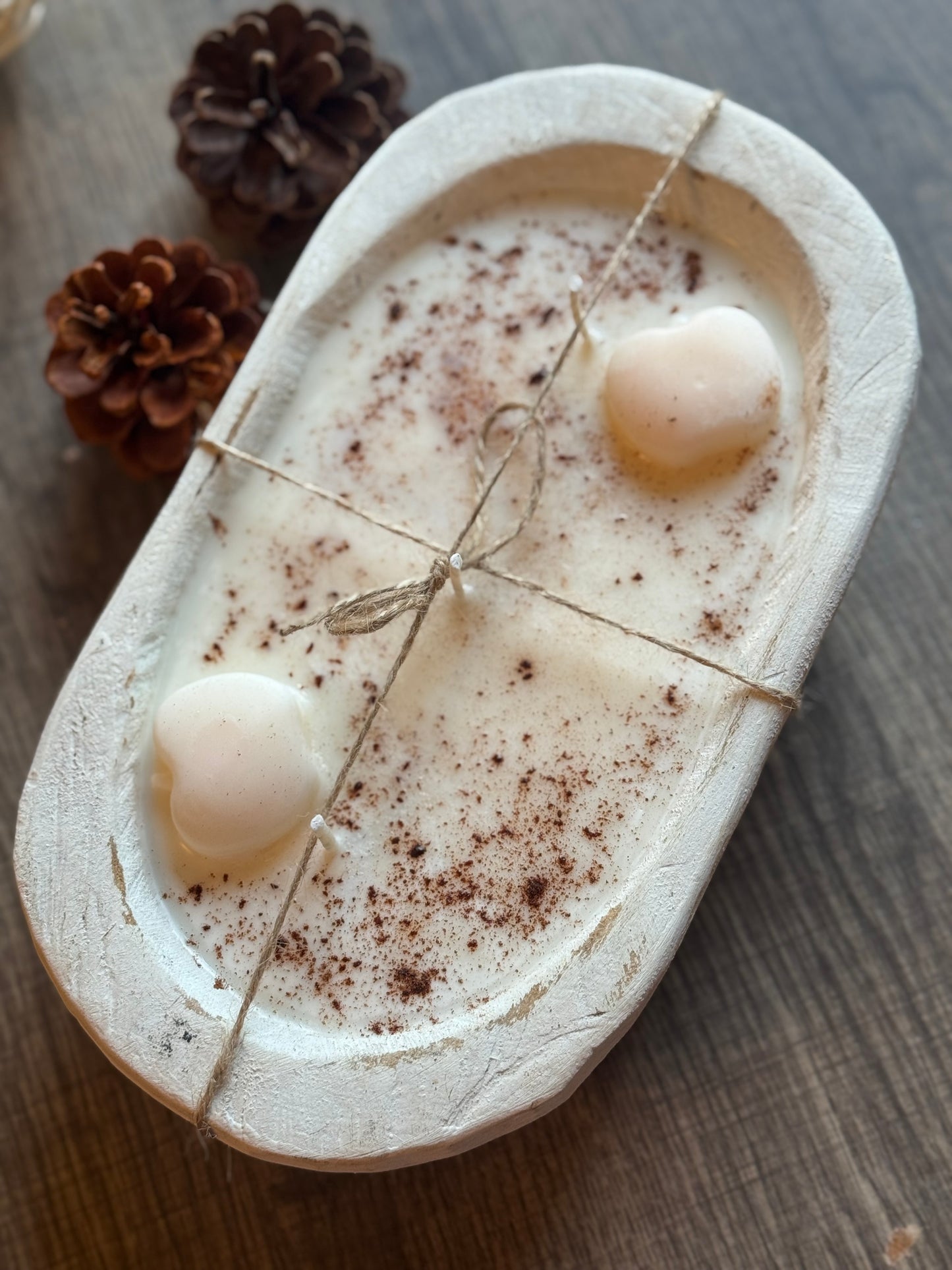Hot Apple Pie Dough Bowl Candle