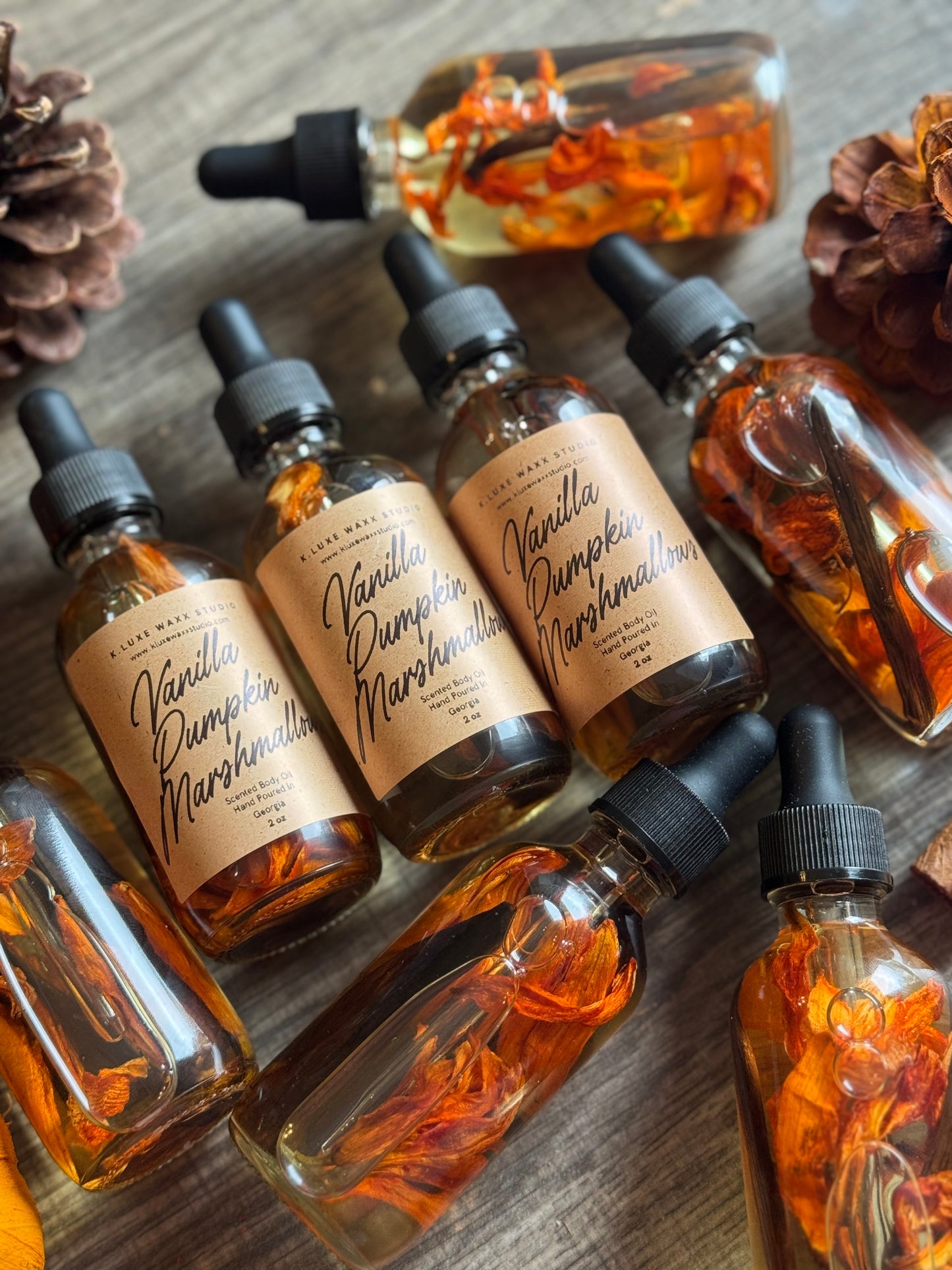 Vanilla Pumpkin Marshmallow Scented Body Oil