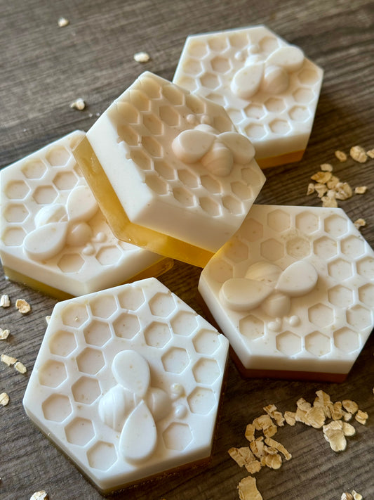 Oatmeal & Honey Bee Soap