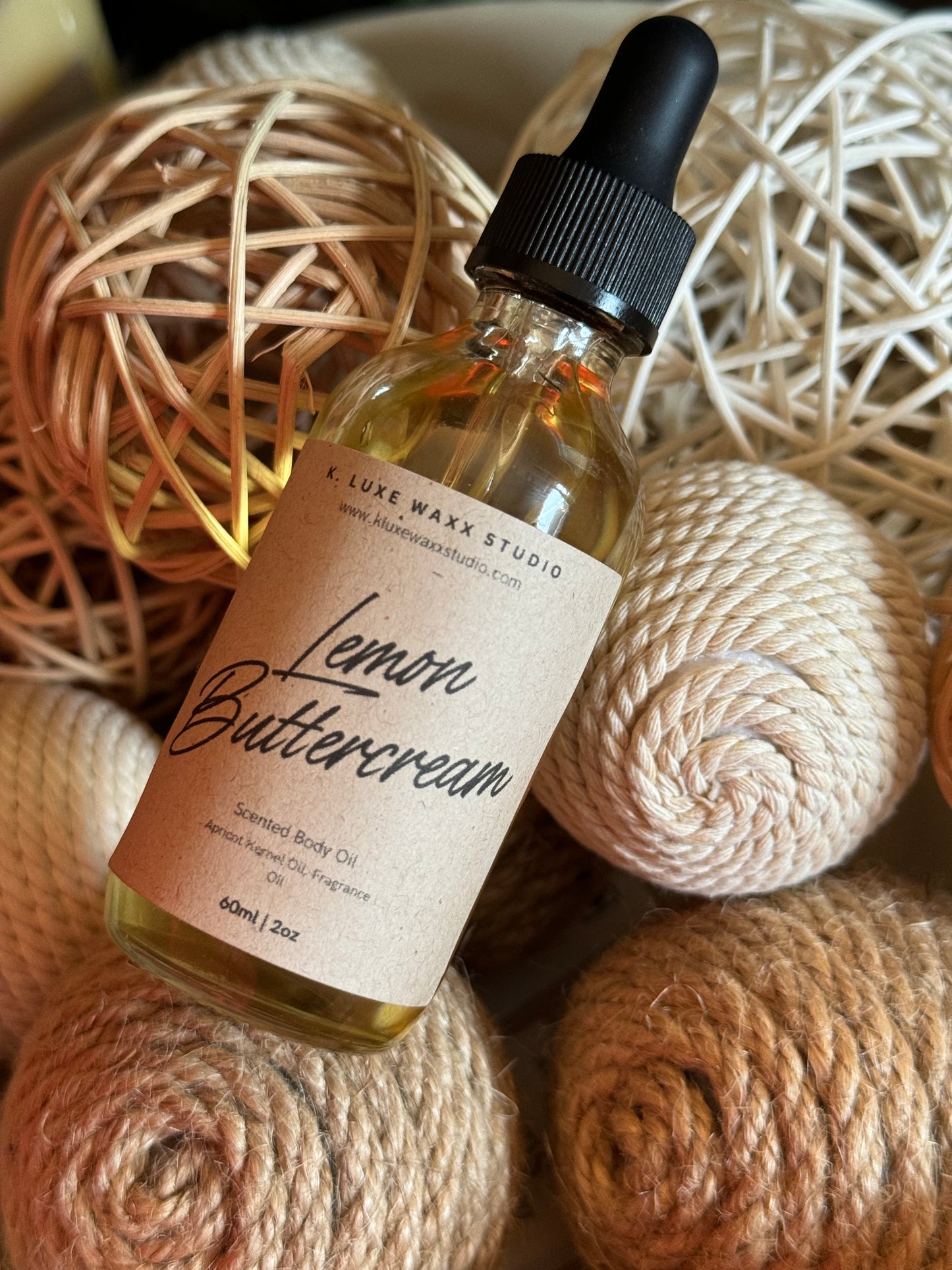 Lemon Buttercream Scented Body Oil