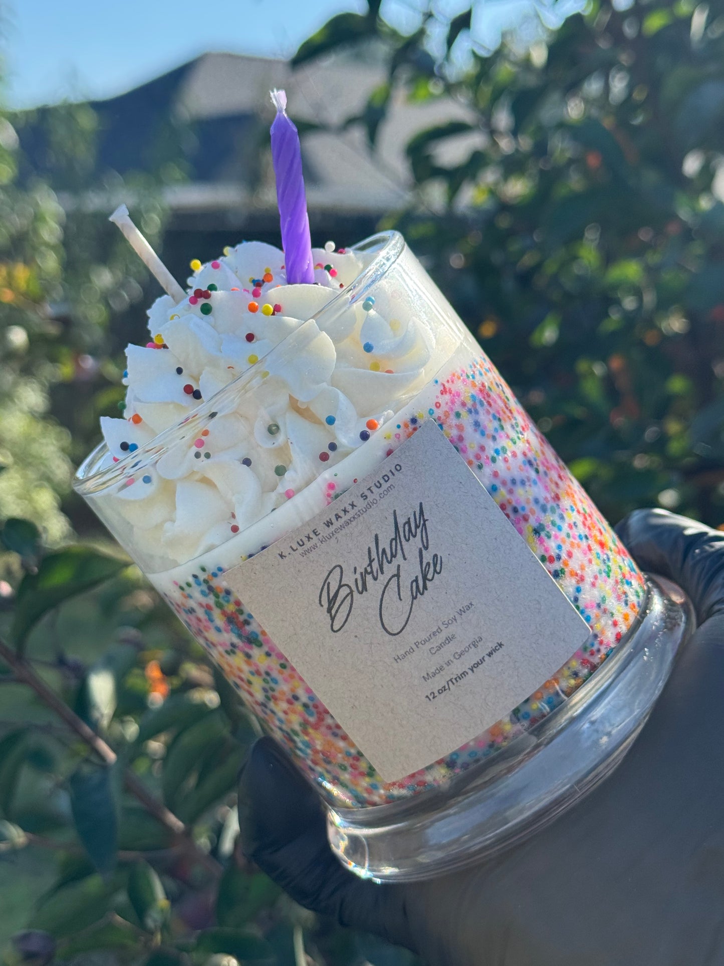Birthday Cake Scented Candle