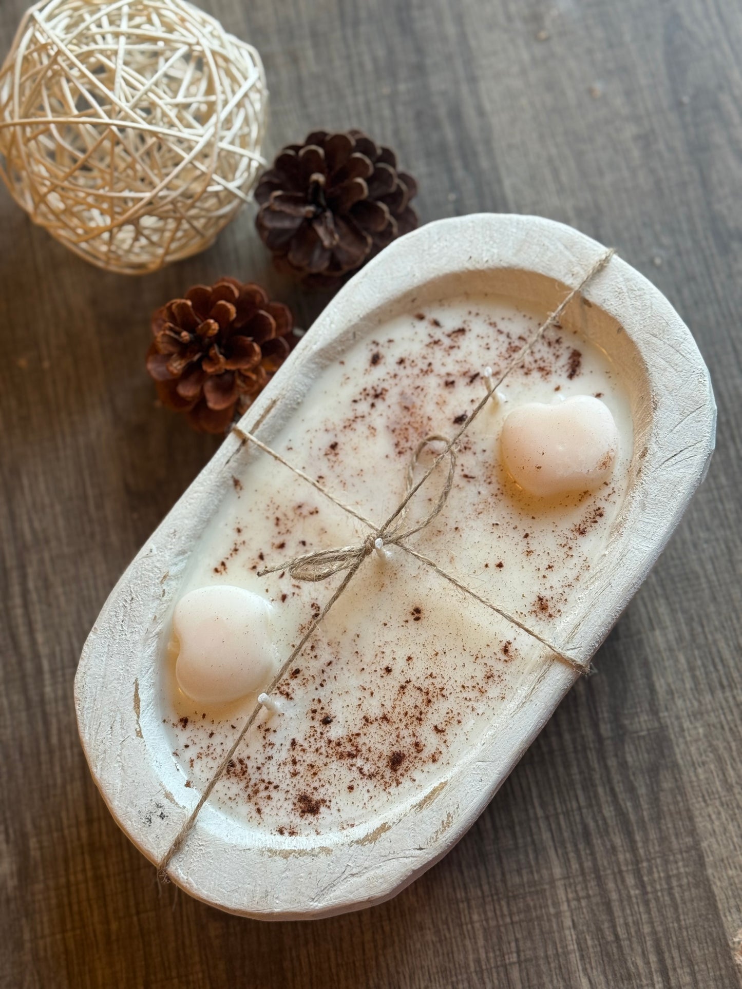Hot Apple Pie Dough Bowl Candle