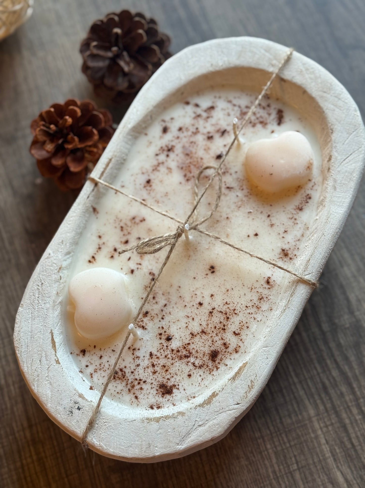 Hot Apple Pie Dough Bowl Candle