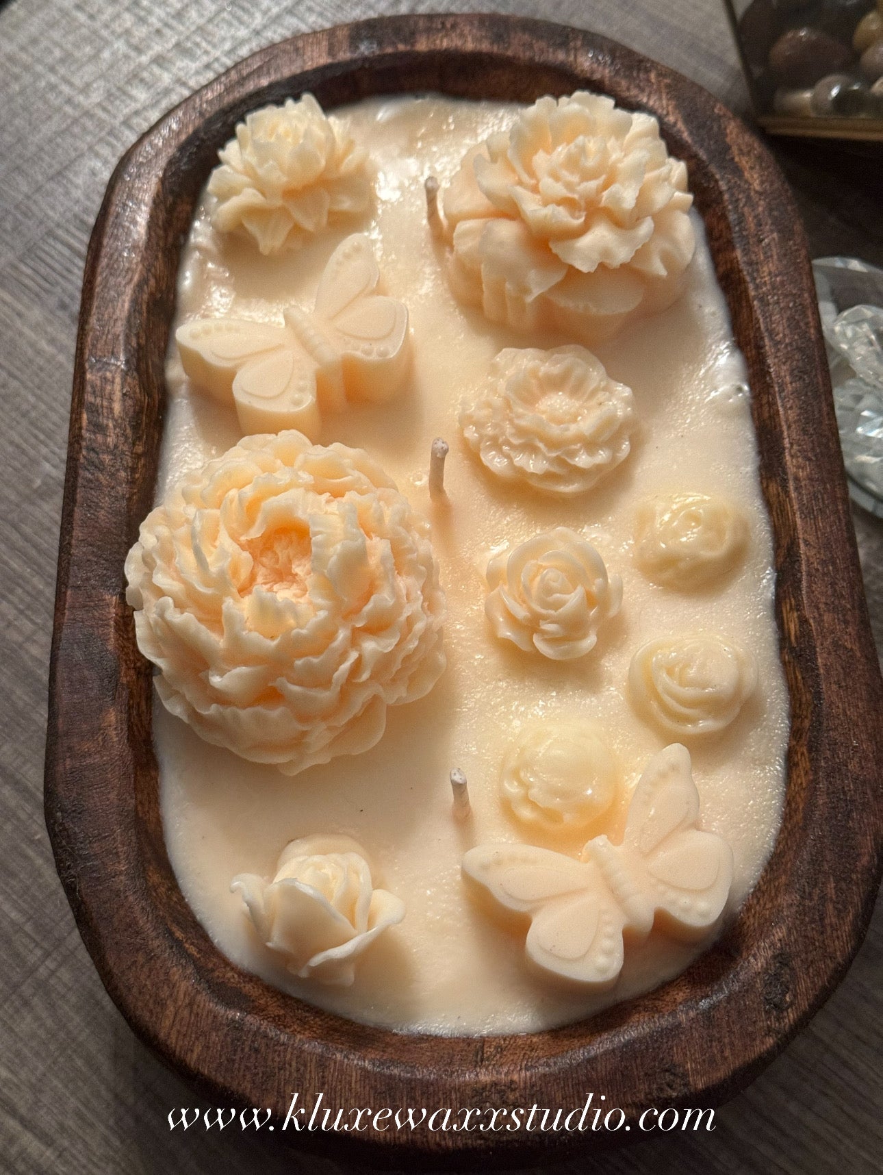 Beauty Botanical Flower Candle
