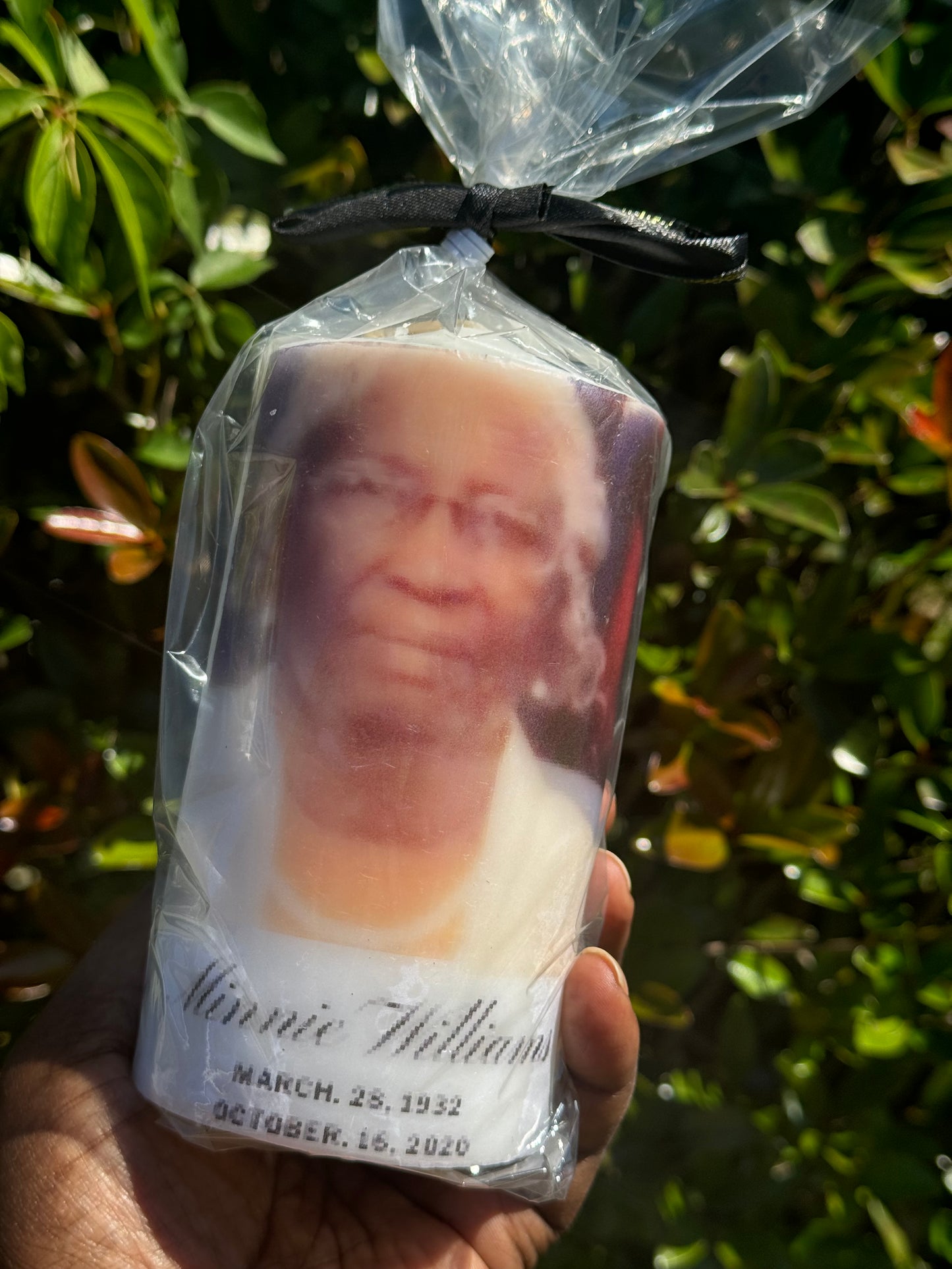 Memorial Photo Keepsake Candle