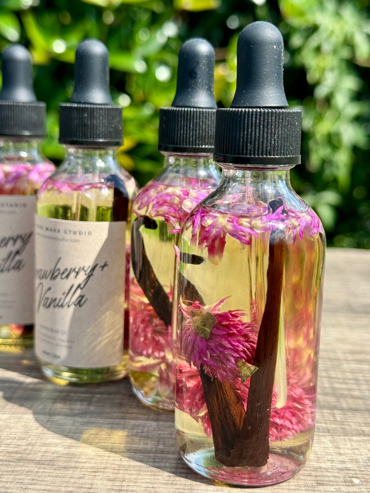 Strawberry + Vanilla Botanical Body Oil