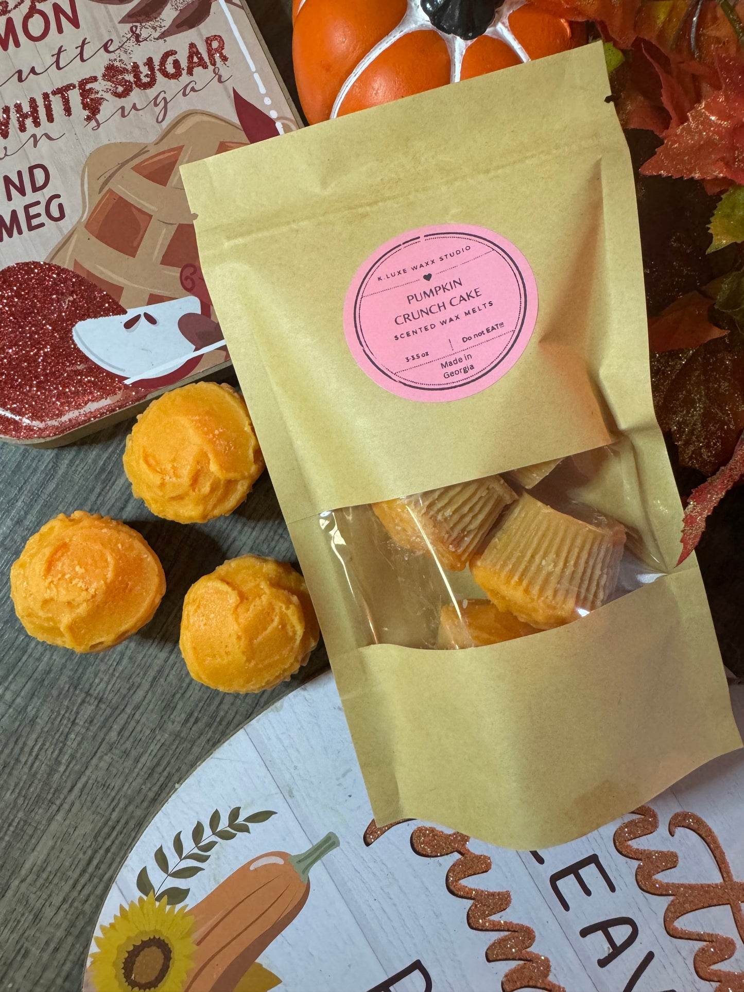 Pumpkin Crunch Cake/Cupcakes Wax Melts
