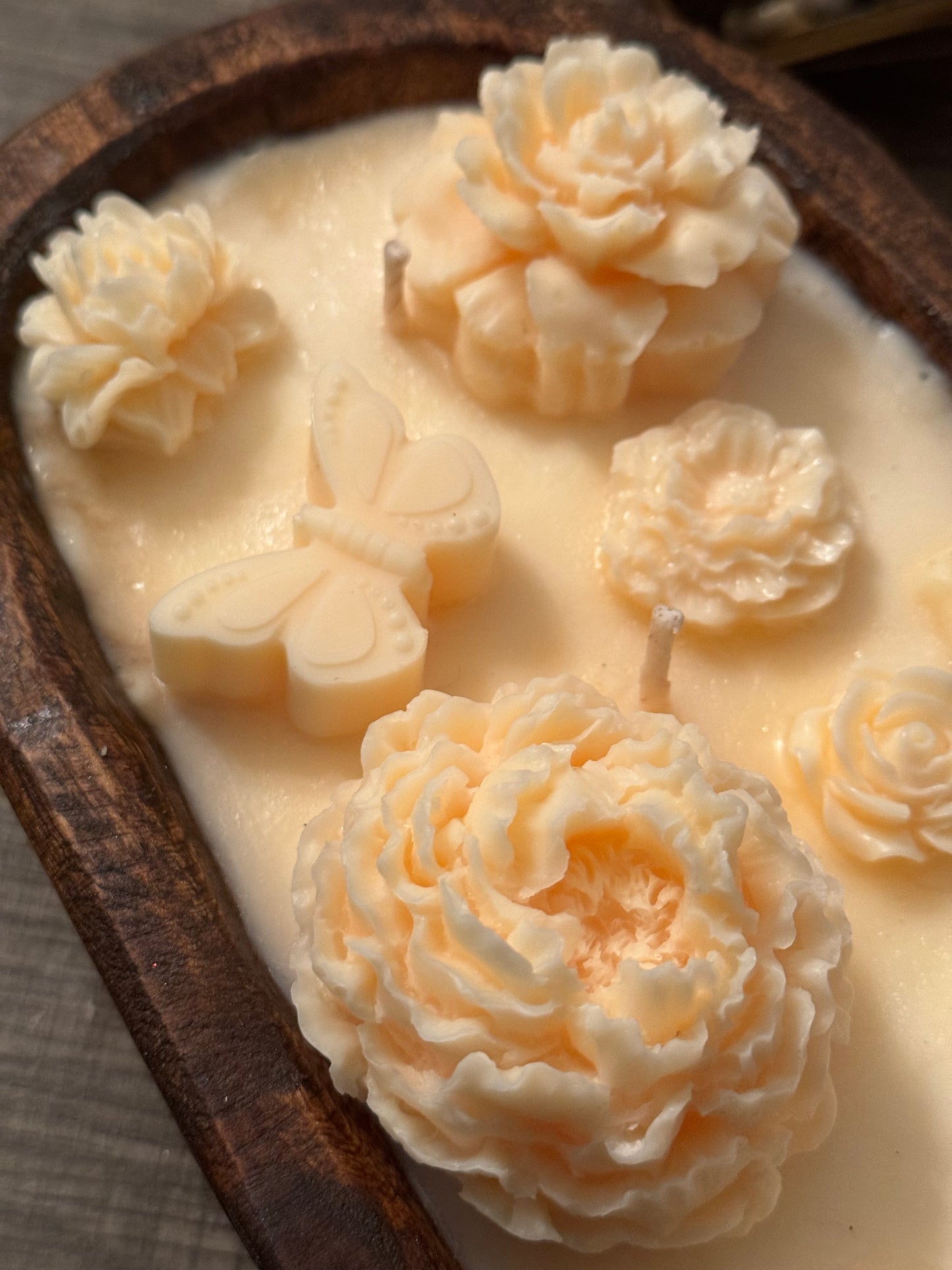 Beauty Botanical Flower Candle