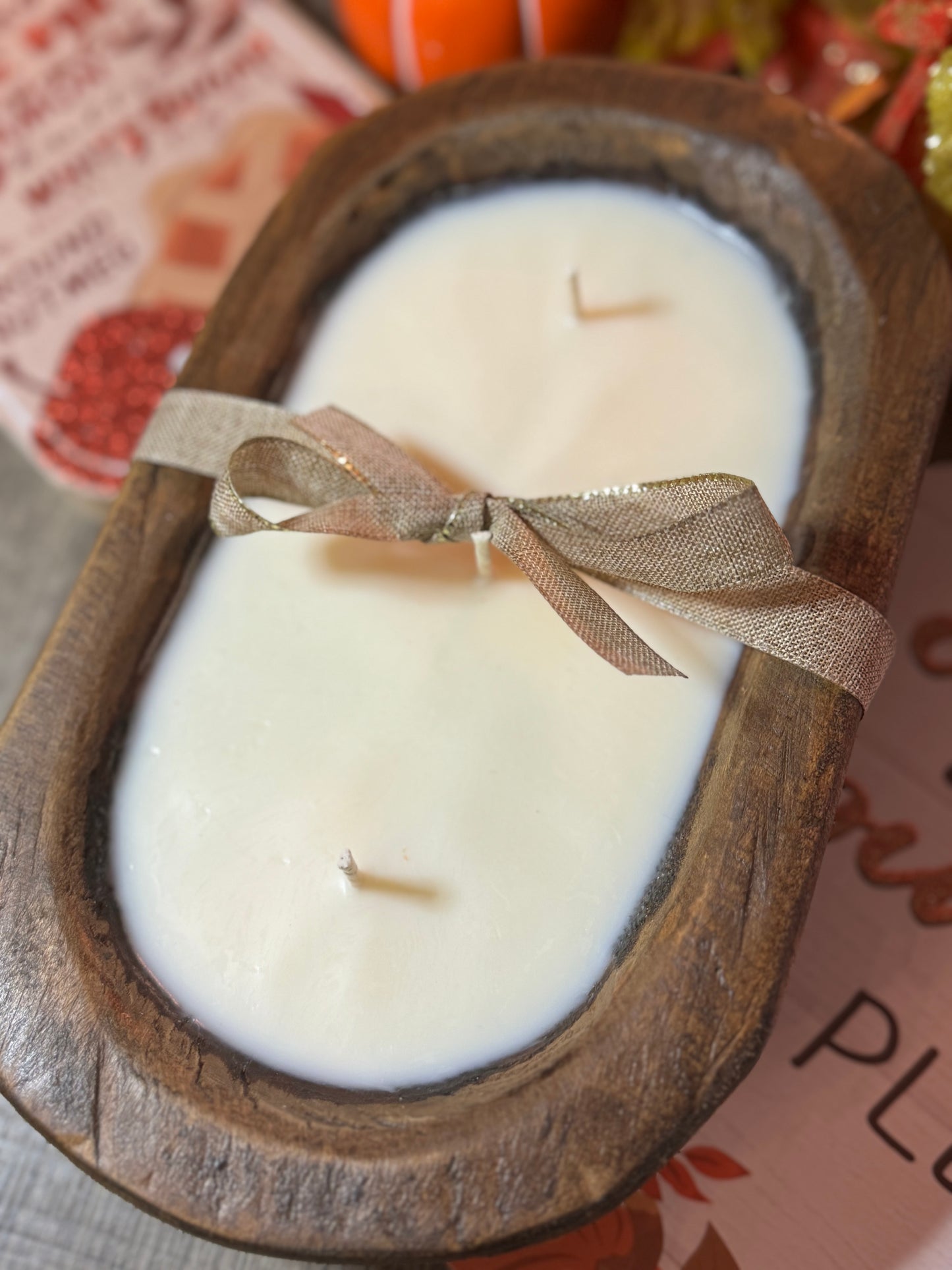 Fall Scented Dough Bowl Candle
