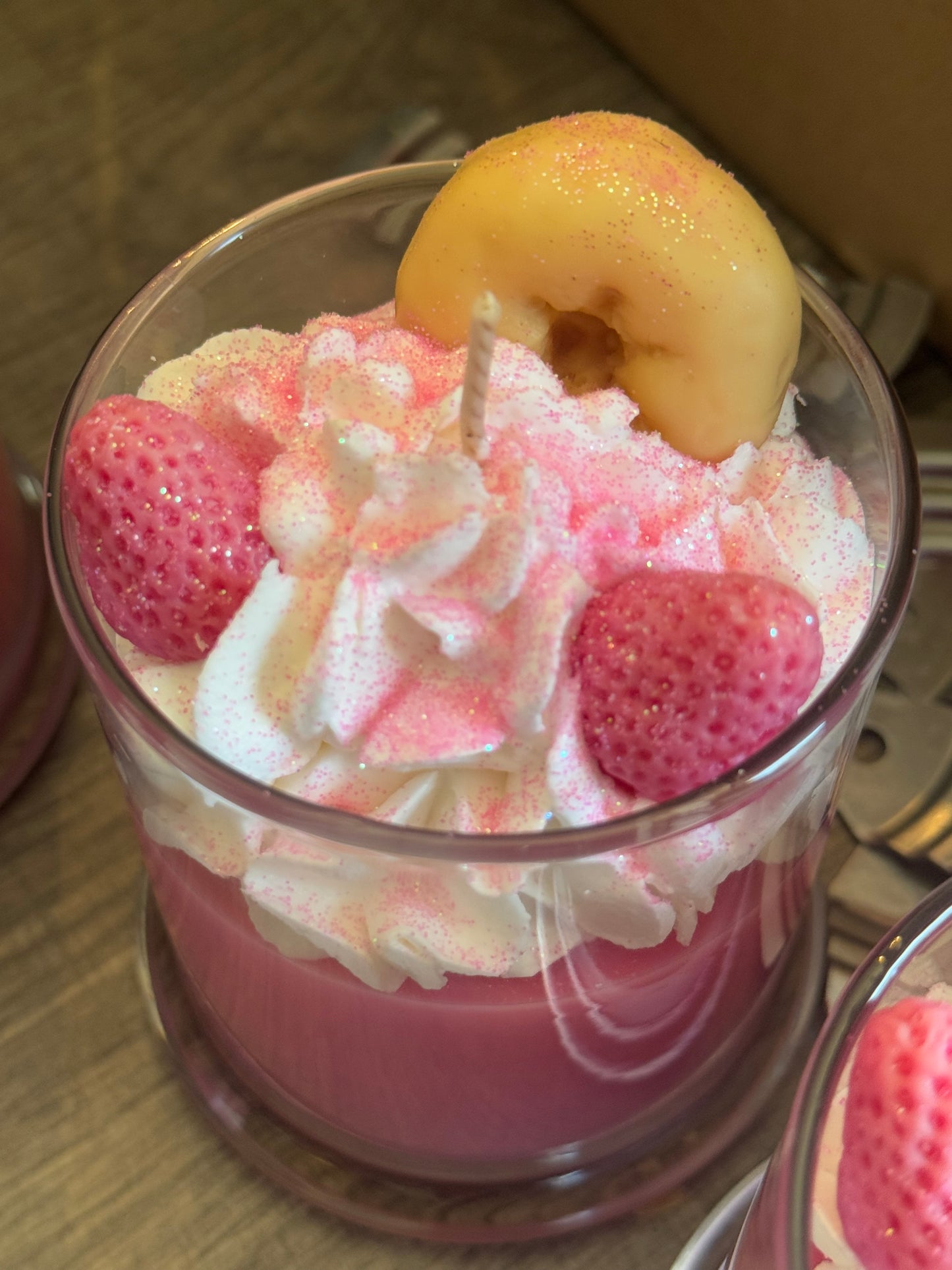 Pink Sugary Donut Scented Candle