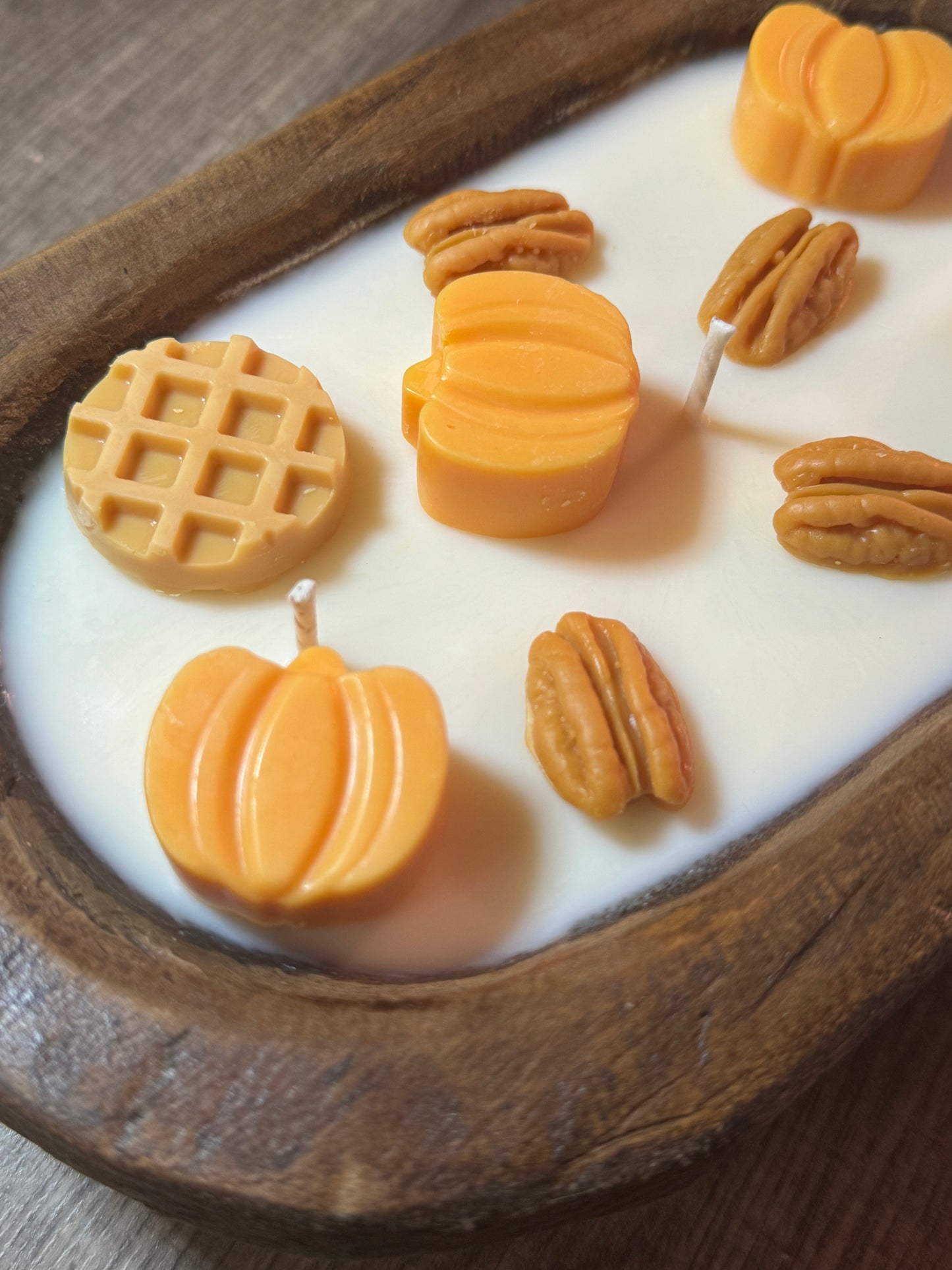 Pumpkin Pecan Waffle Dough Bowl Candle