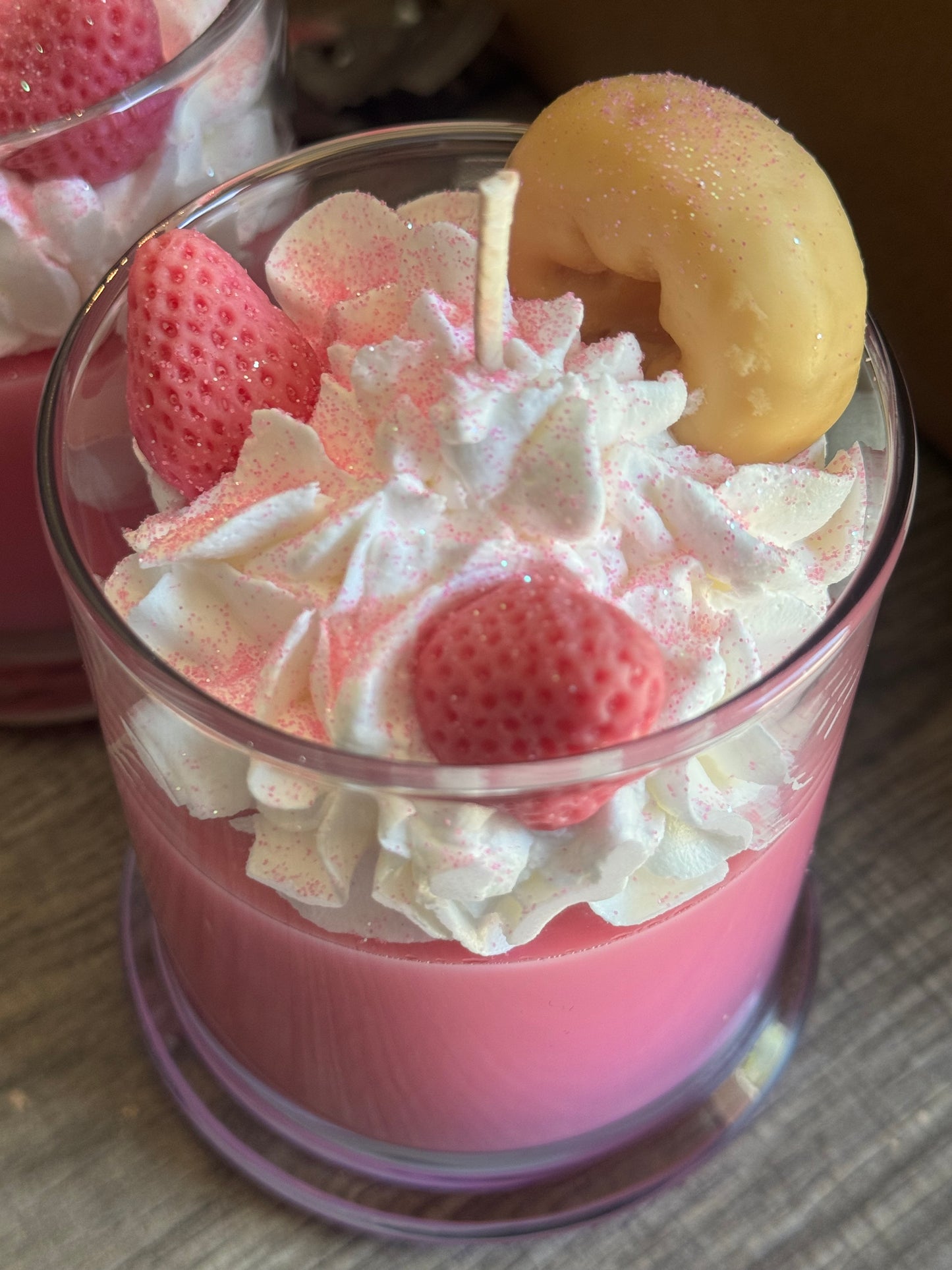 Pink Sugary Donut Scented Candle