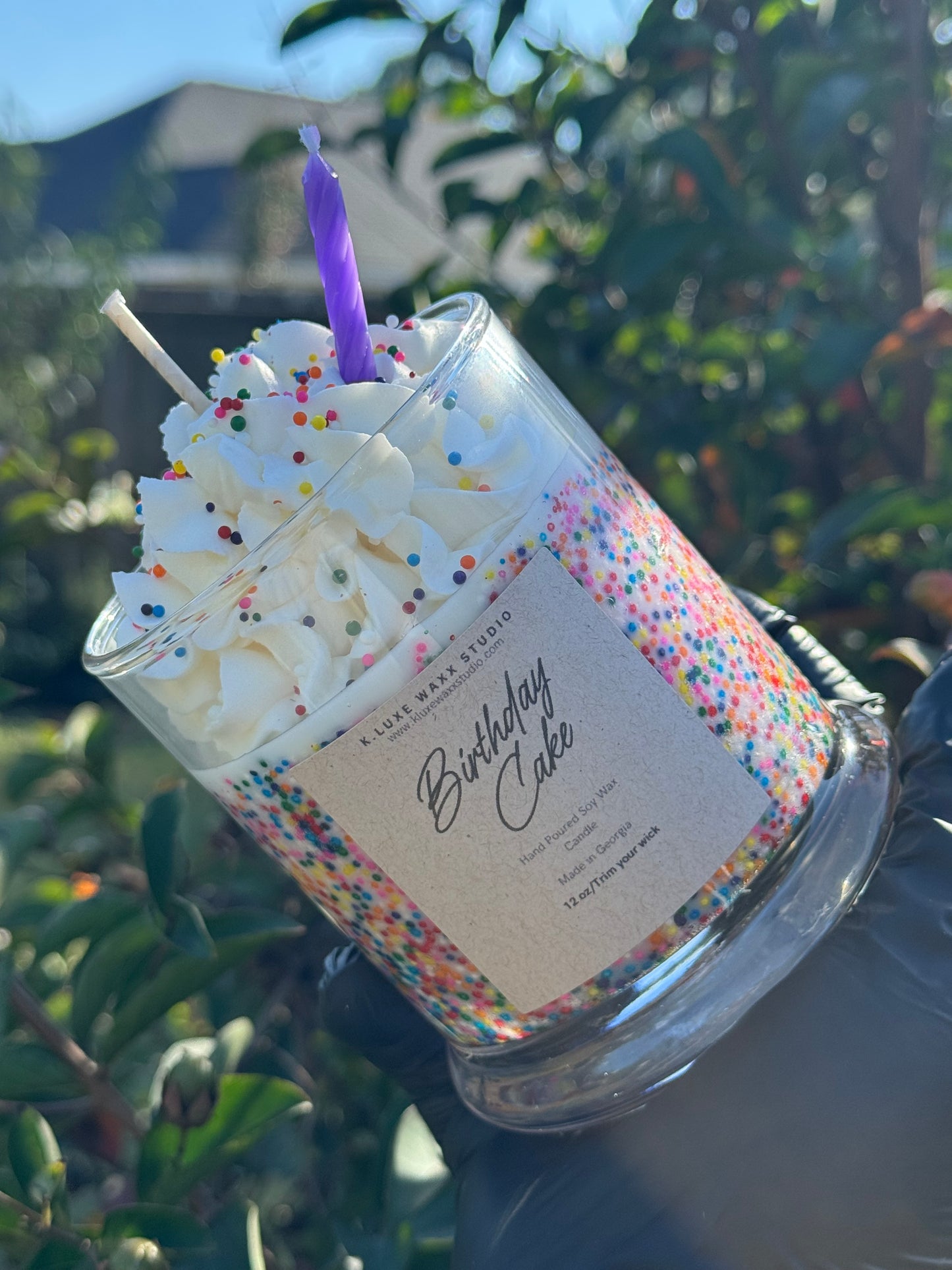 Birthday Cake Scented Candle