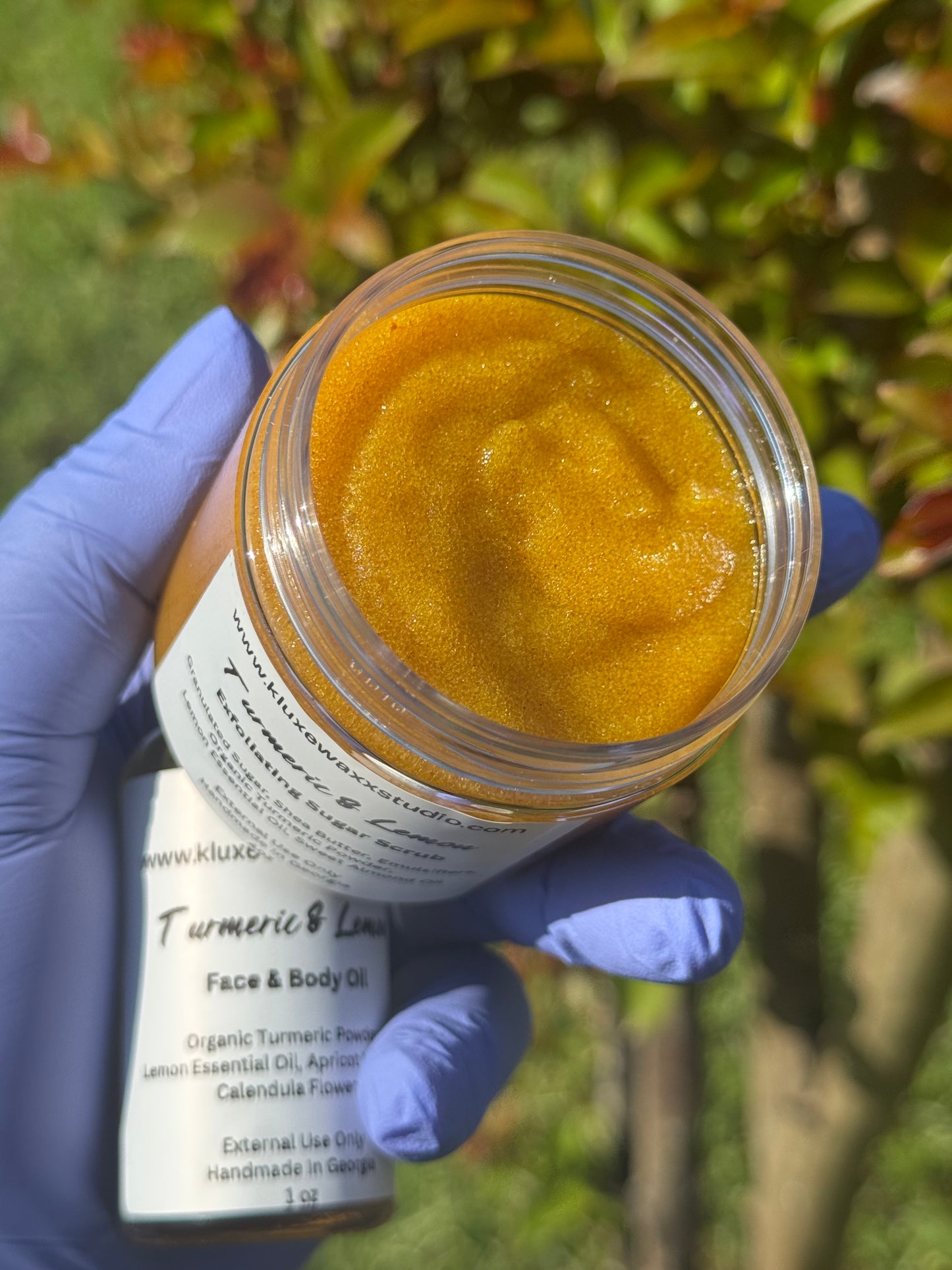 Turmeric & Lemon Facial & Body Sugar Scrub