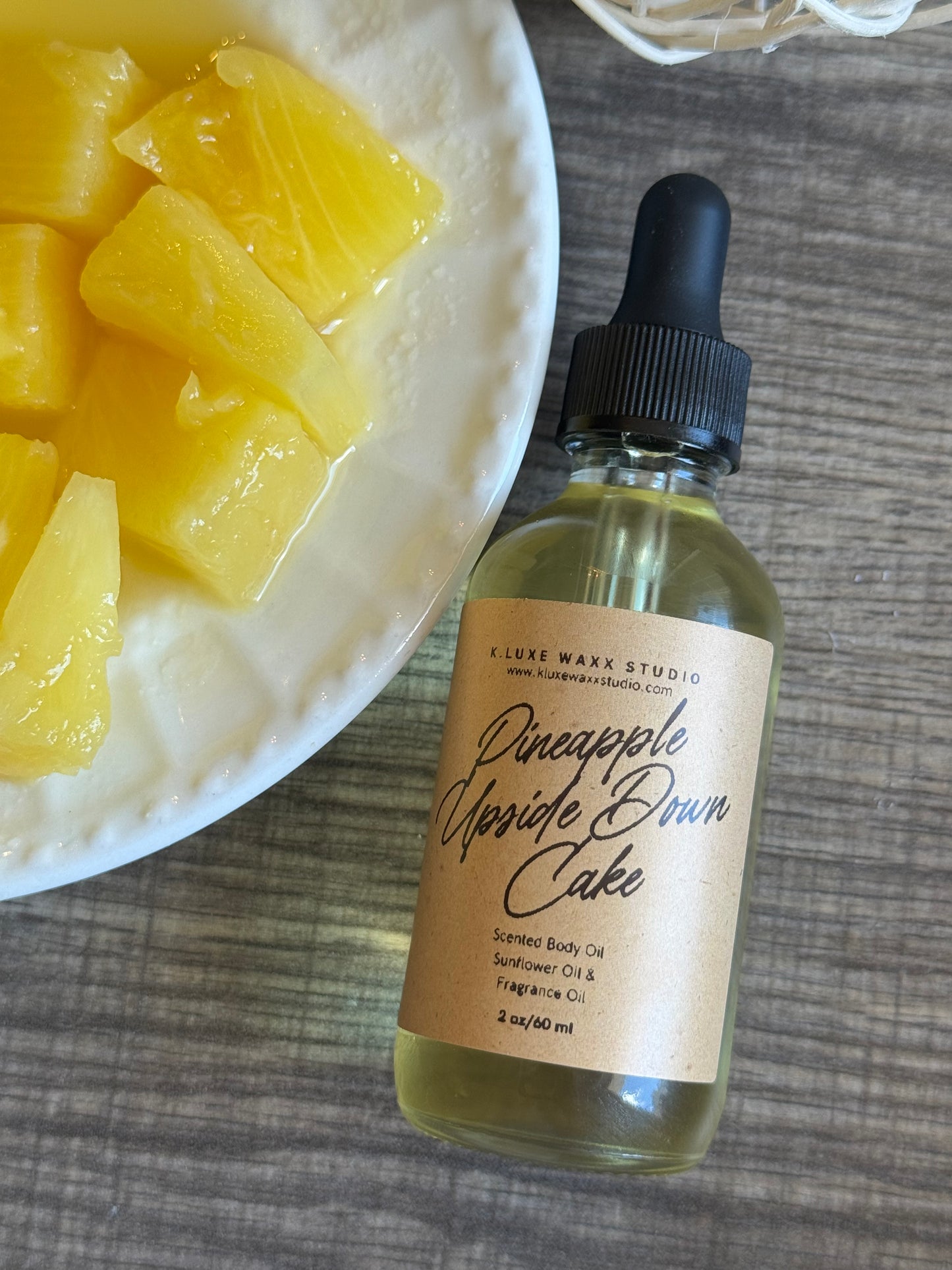 Pineapple Upside Down Cake Scented Body Oil
