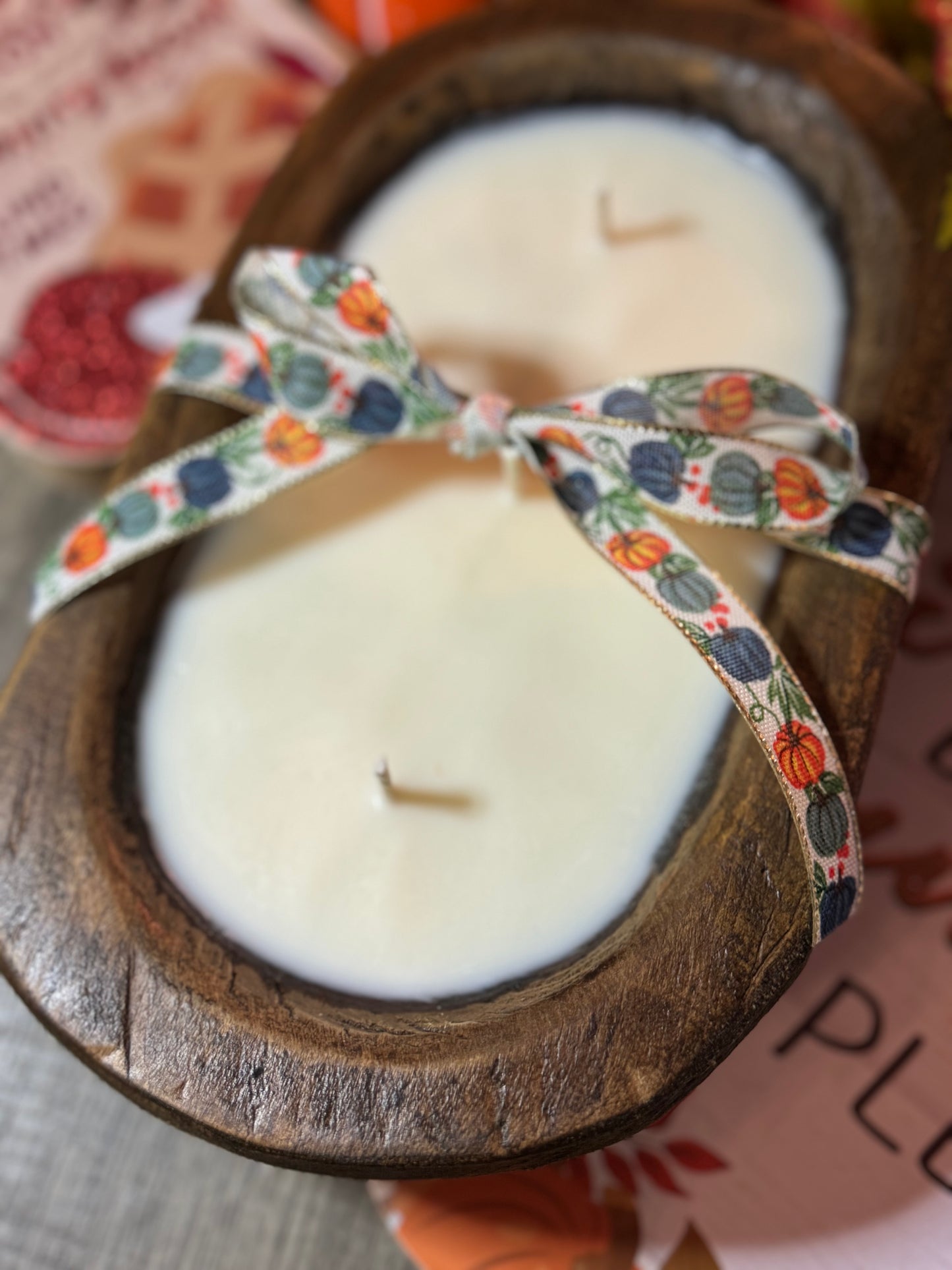 Fall Scented Dough Bowl Candle