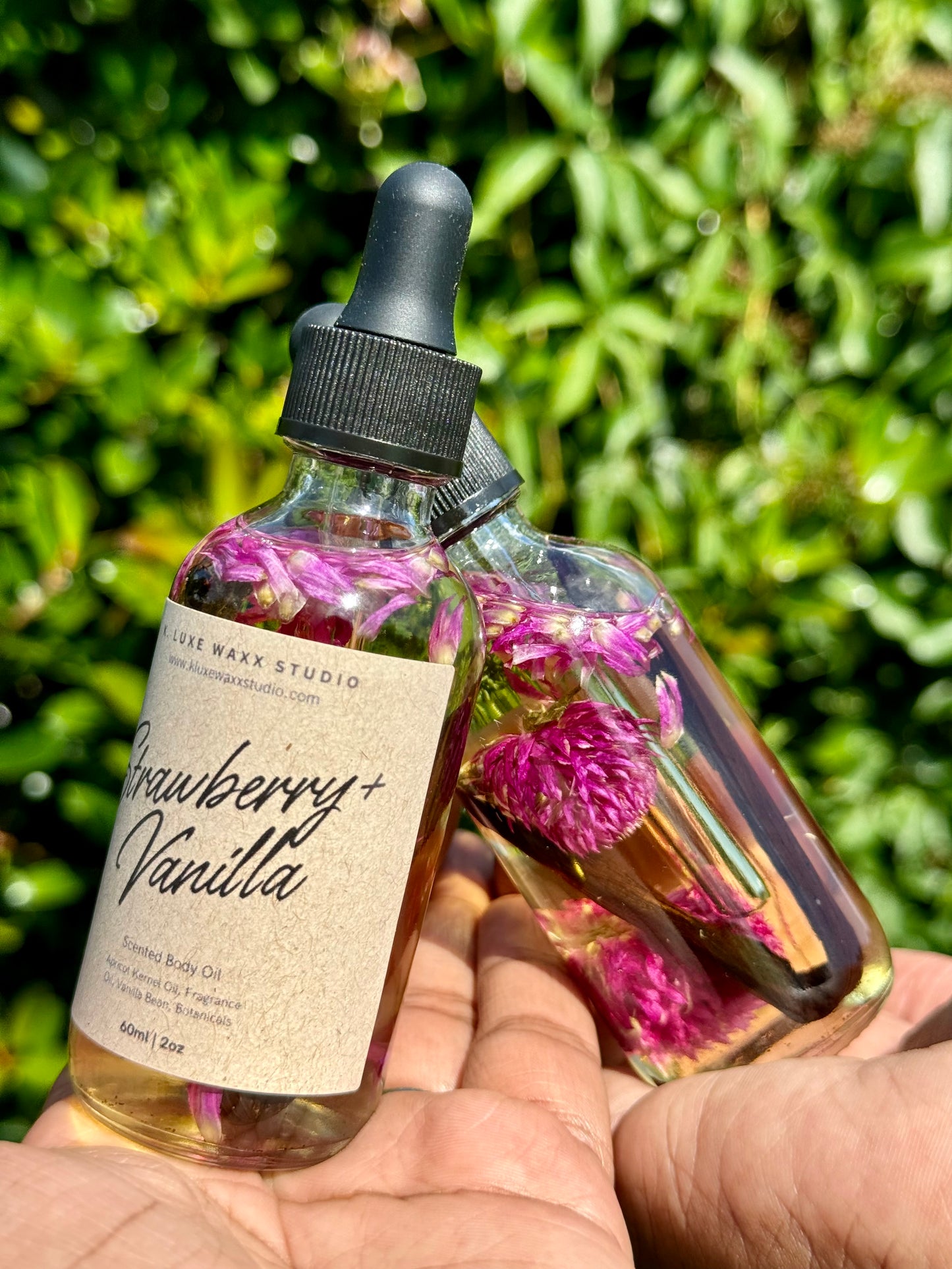 Strawberry + Vanilla Botanical Body Oil