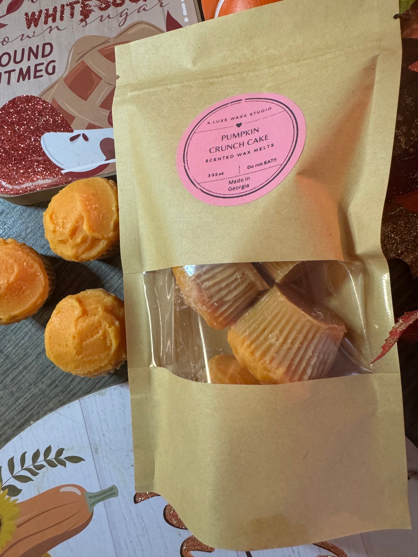 Pumpkin Crunch Cake/Cupcakes Wax Melts