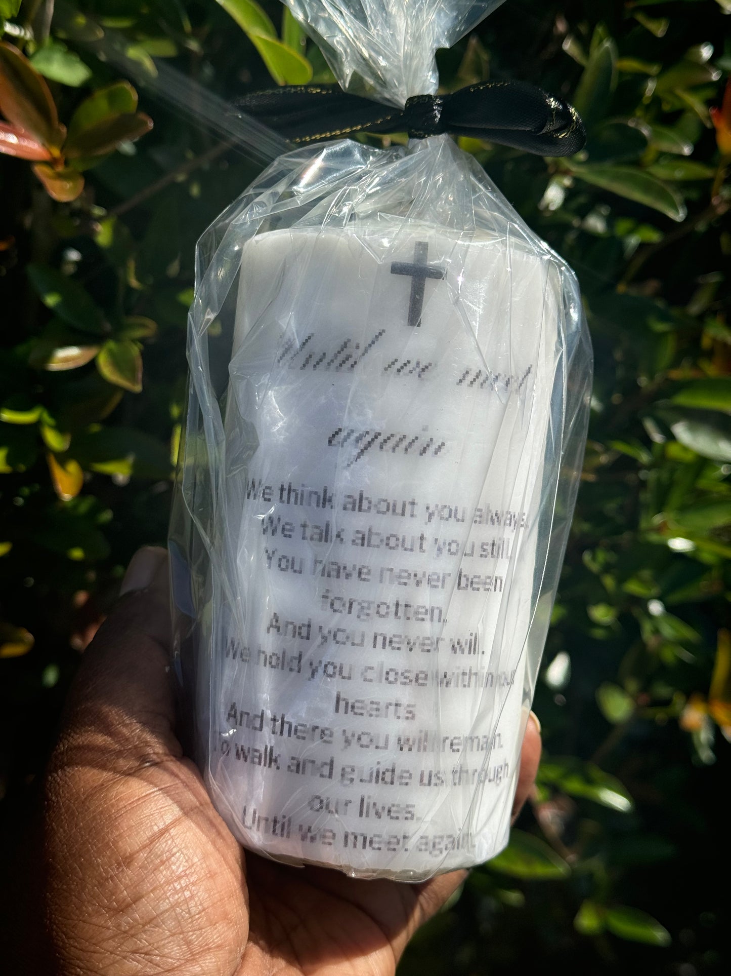 Memorial Photo Keepsake Candle