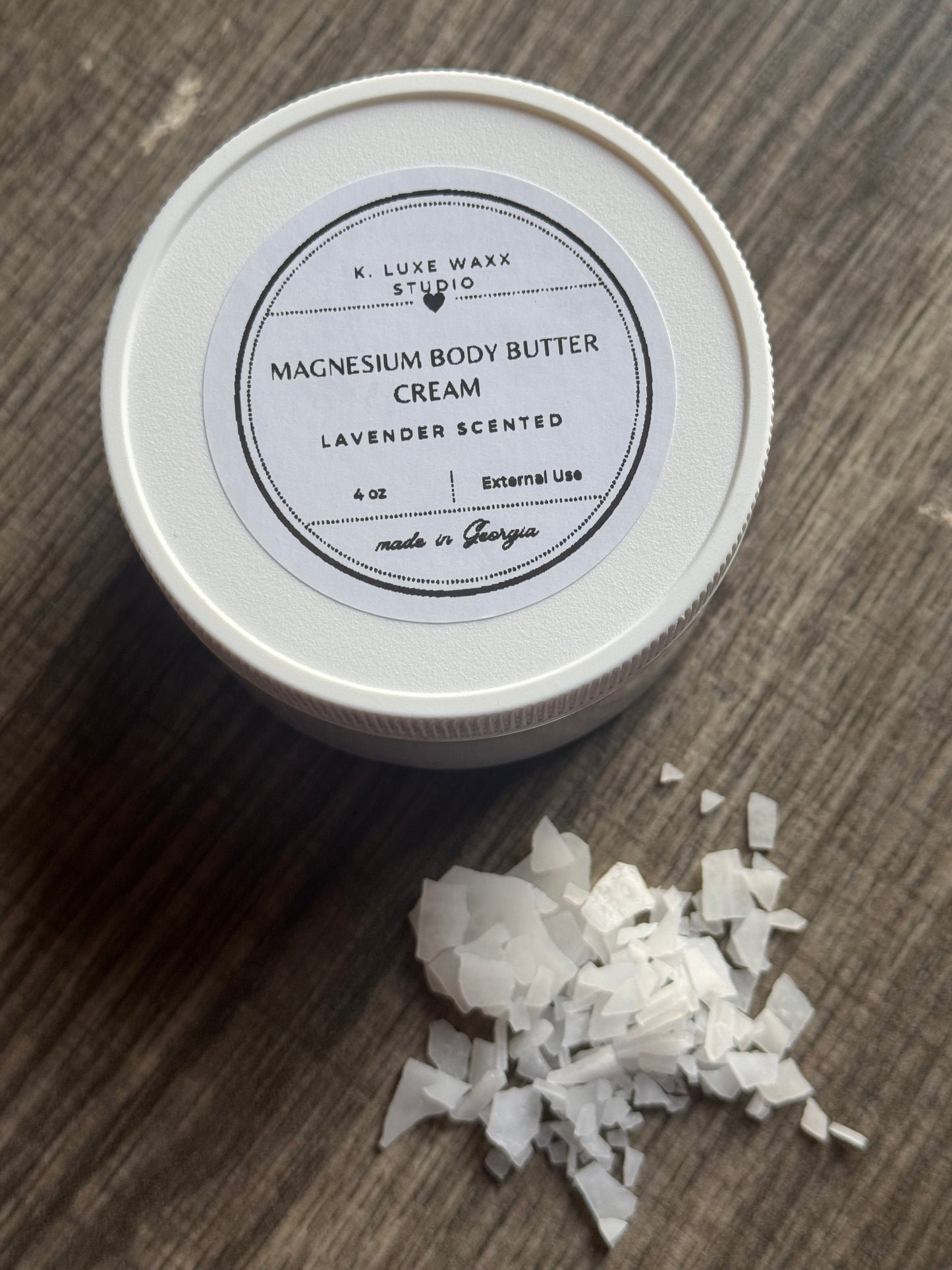 Magnesium Body Butter Cream