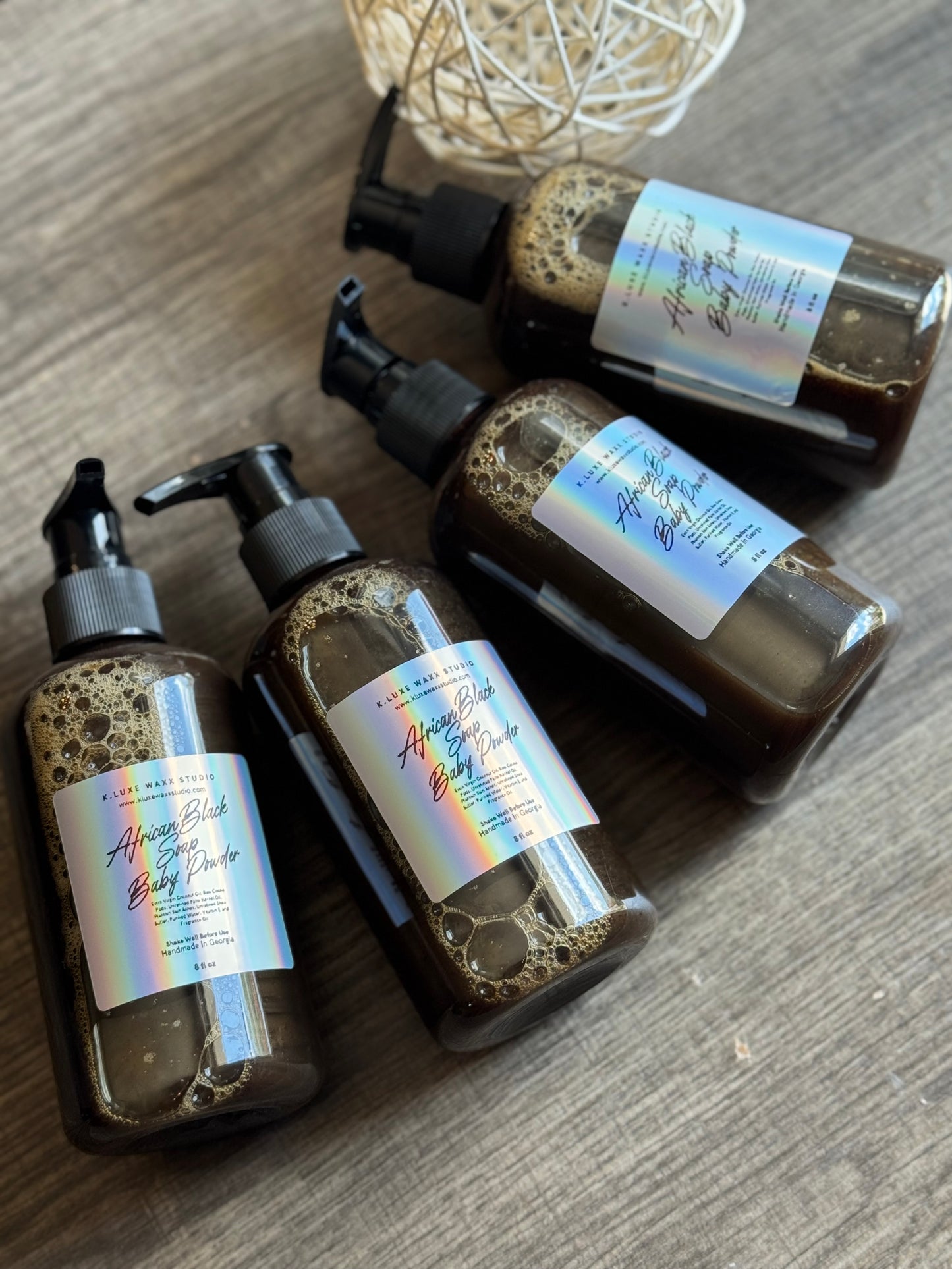 Liquid African Black Soap