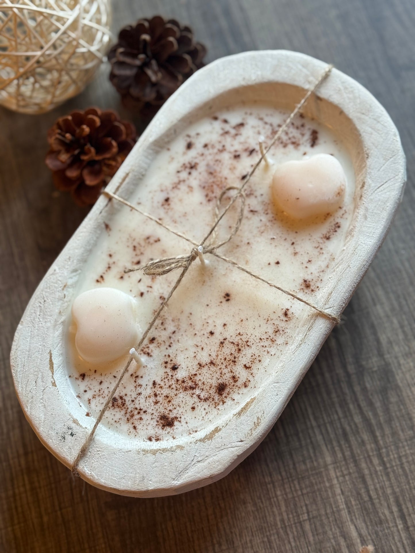 Hot Apple Pie Dough Bowl Candle
