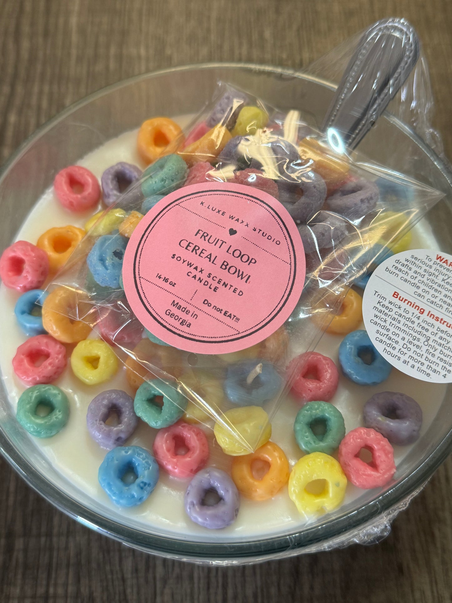 (Large)Fruity Loop Candle Bowl