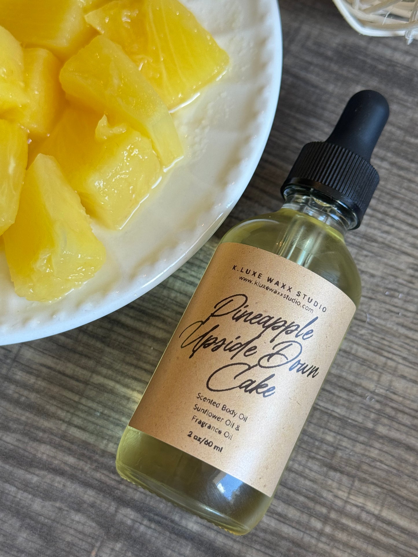 Pineapple Upside Down Cake Scented Body Oil