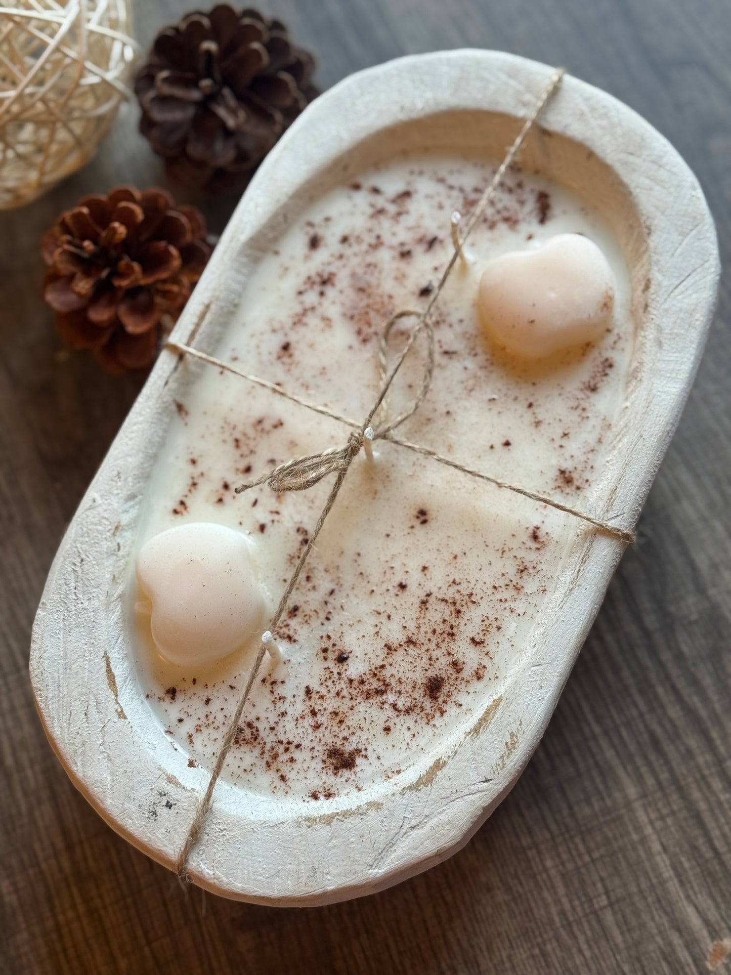 Hot Apple Pie Dough Bowl Candle