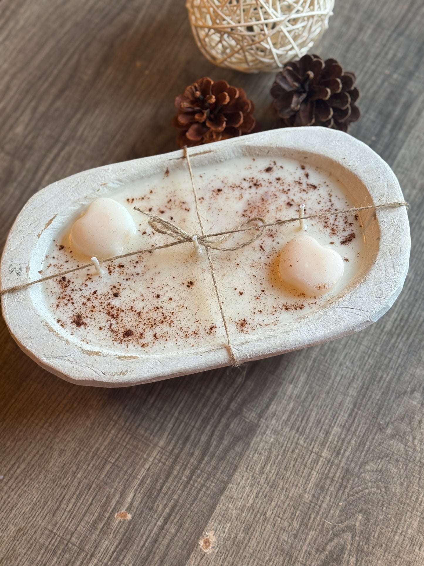 Hot Apple Pie Dough Bowl Candle