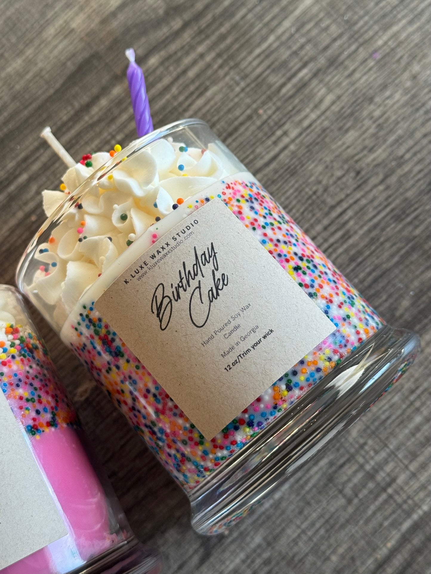 Birthday Cake Scented Candle