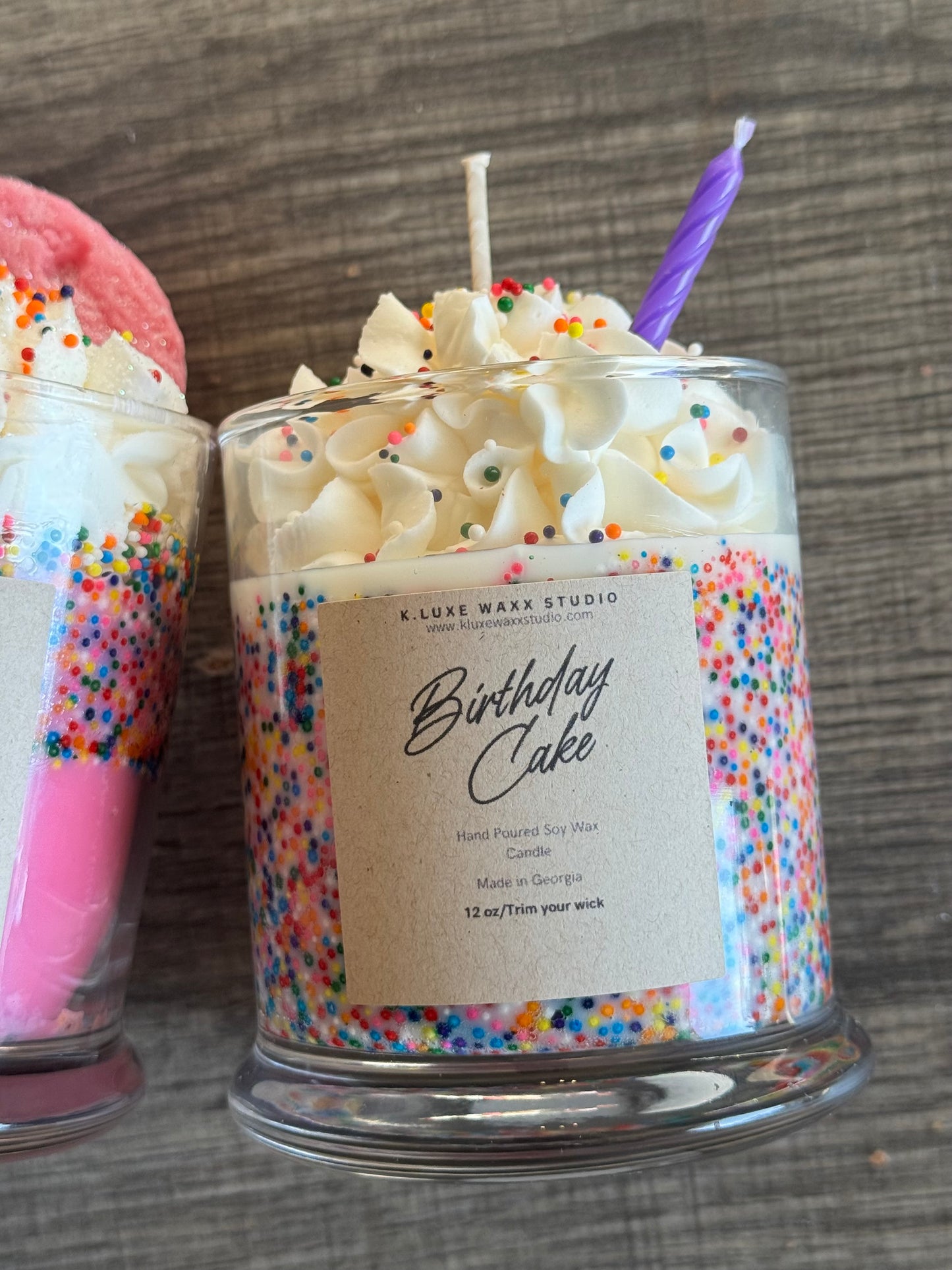 Birthday Cake Scented Candle