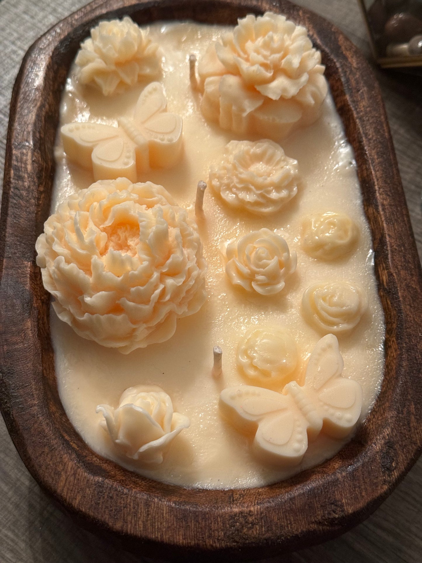 Beauty Botanical Flower Candle