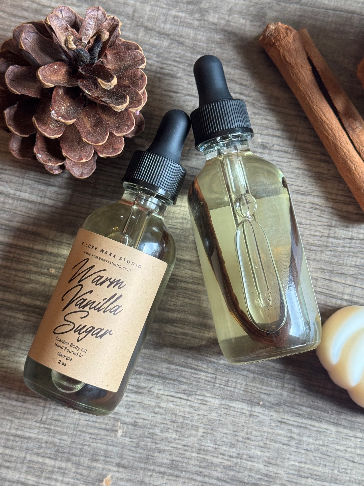 Warm Vanilla Sugar Scented Body Oil