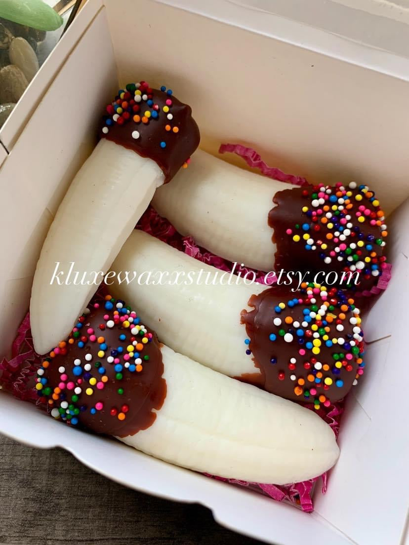Chocolate Dipped Banana Wax Melts