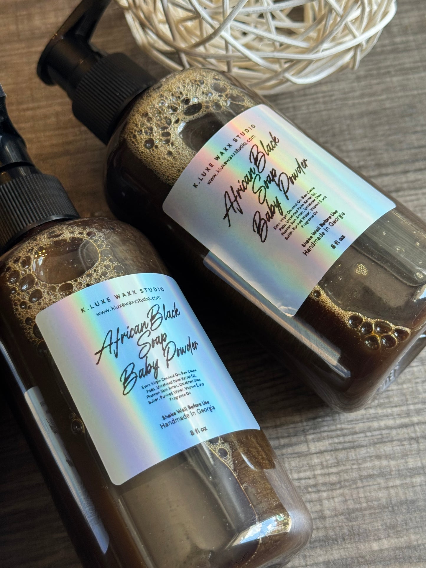Liquid African Black Soap